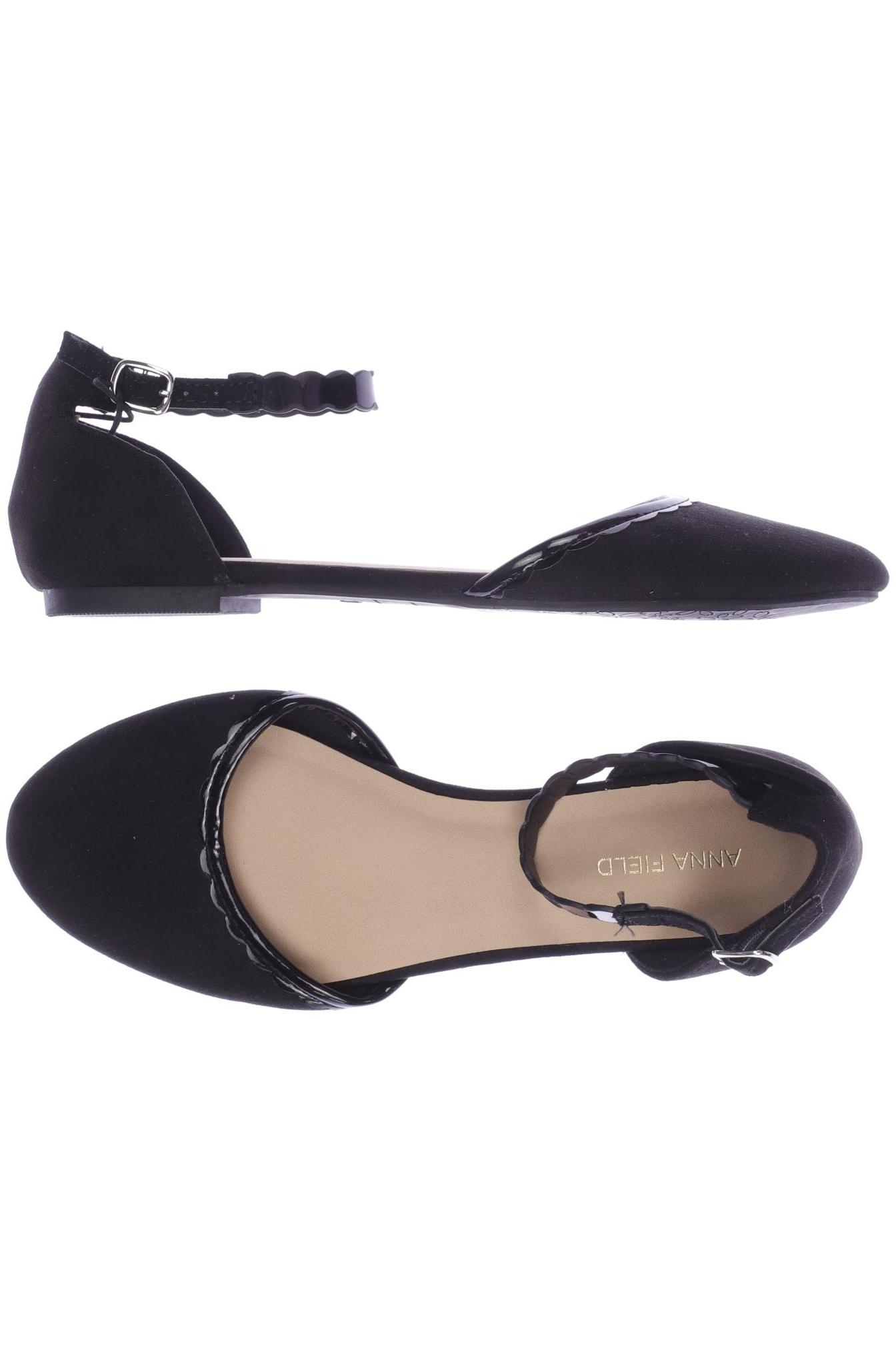 

Anna Field Damen Ballerinas, schwarz, Gr. 38
