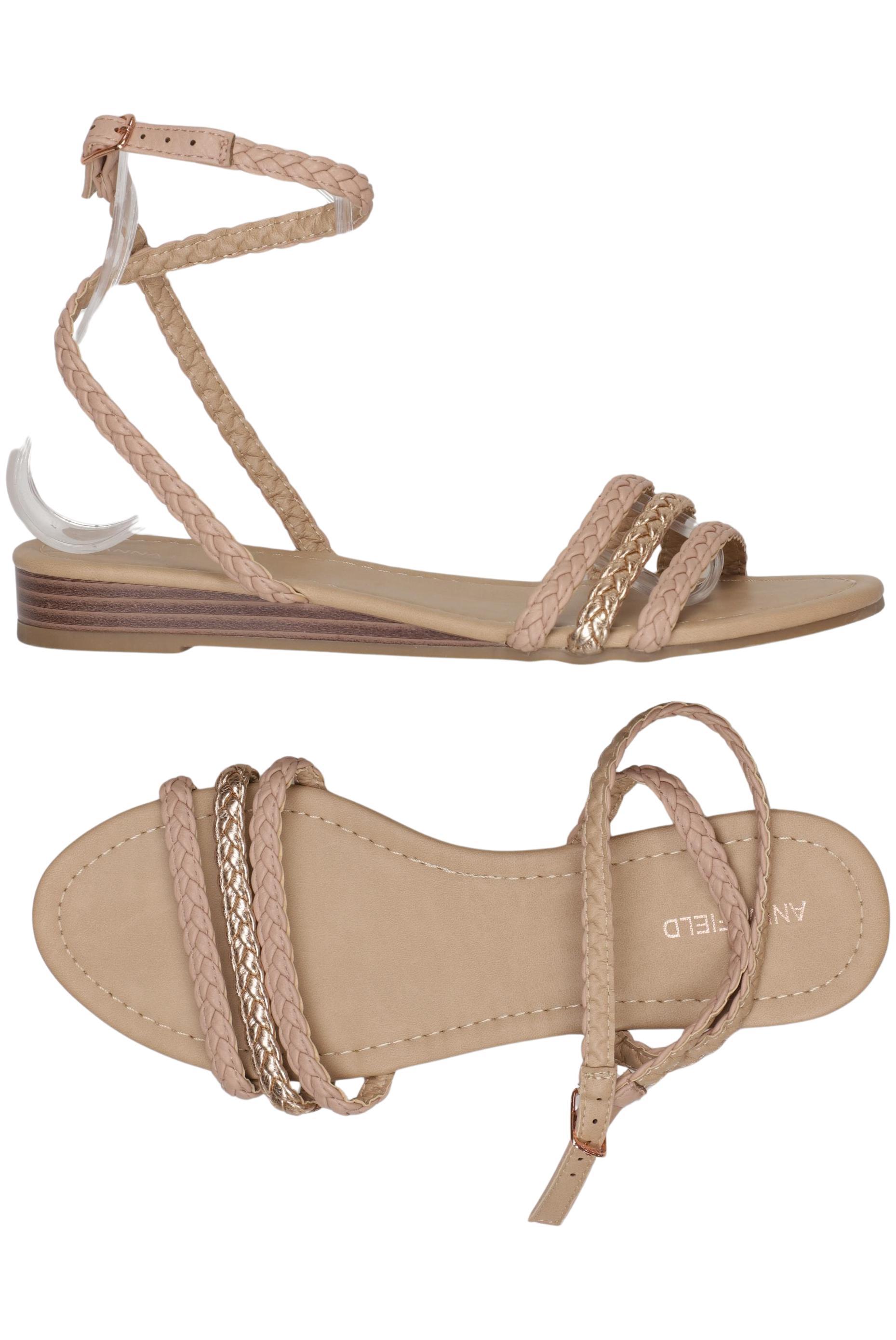 

Anna Field Damen Sandale, beige, Gr. 40
