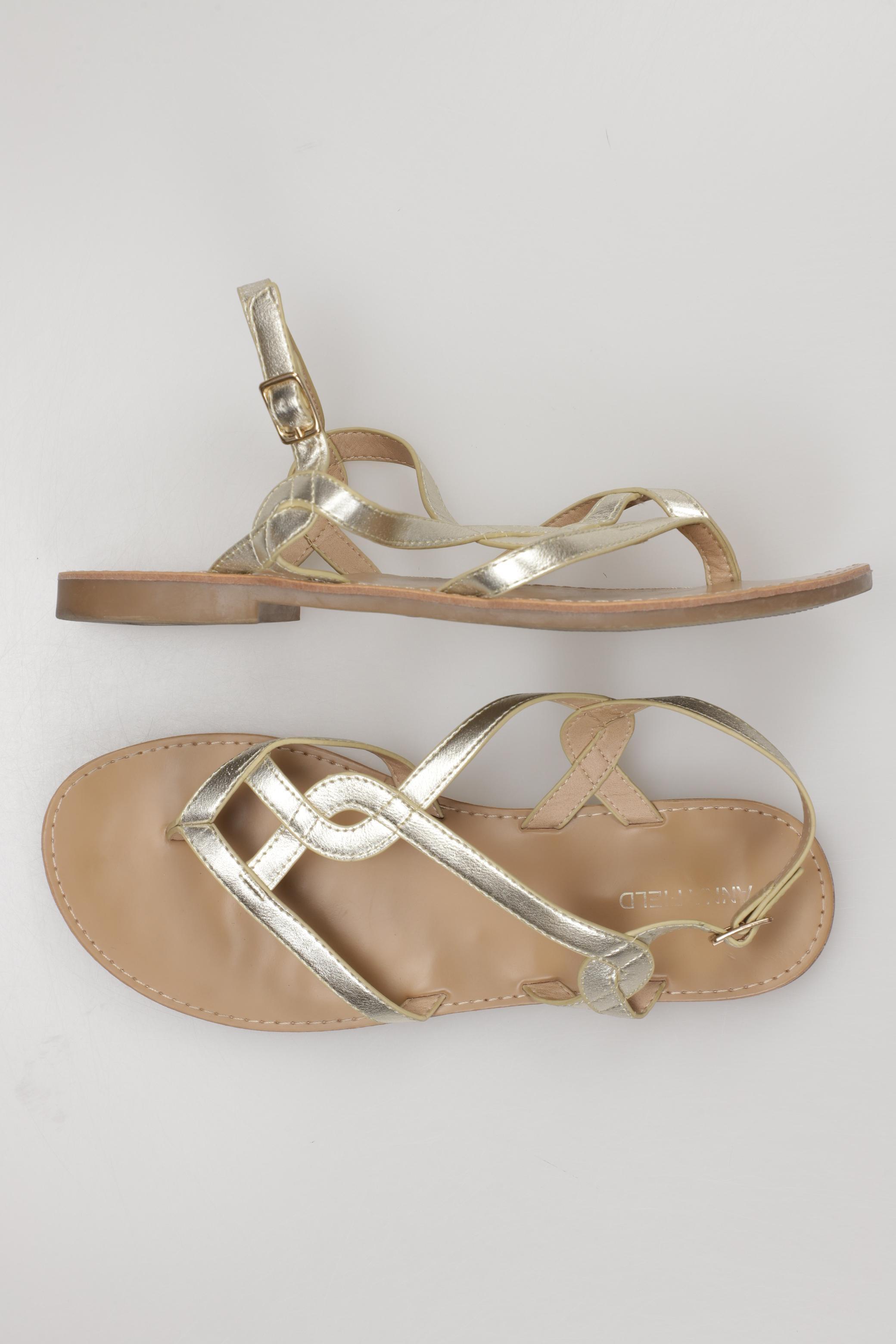 

Anna Field Damen Sandale, gold, Gr. 39
