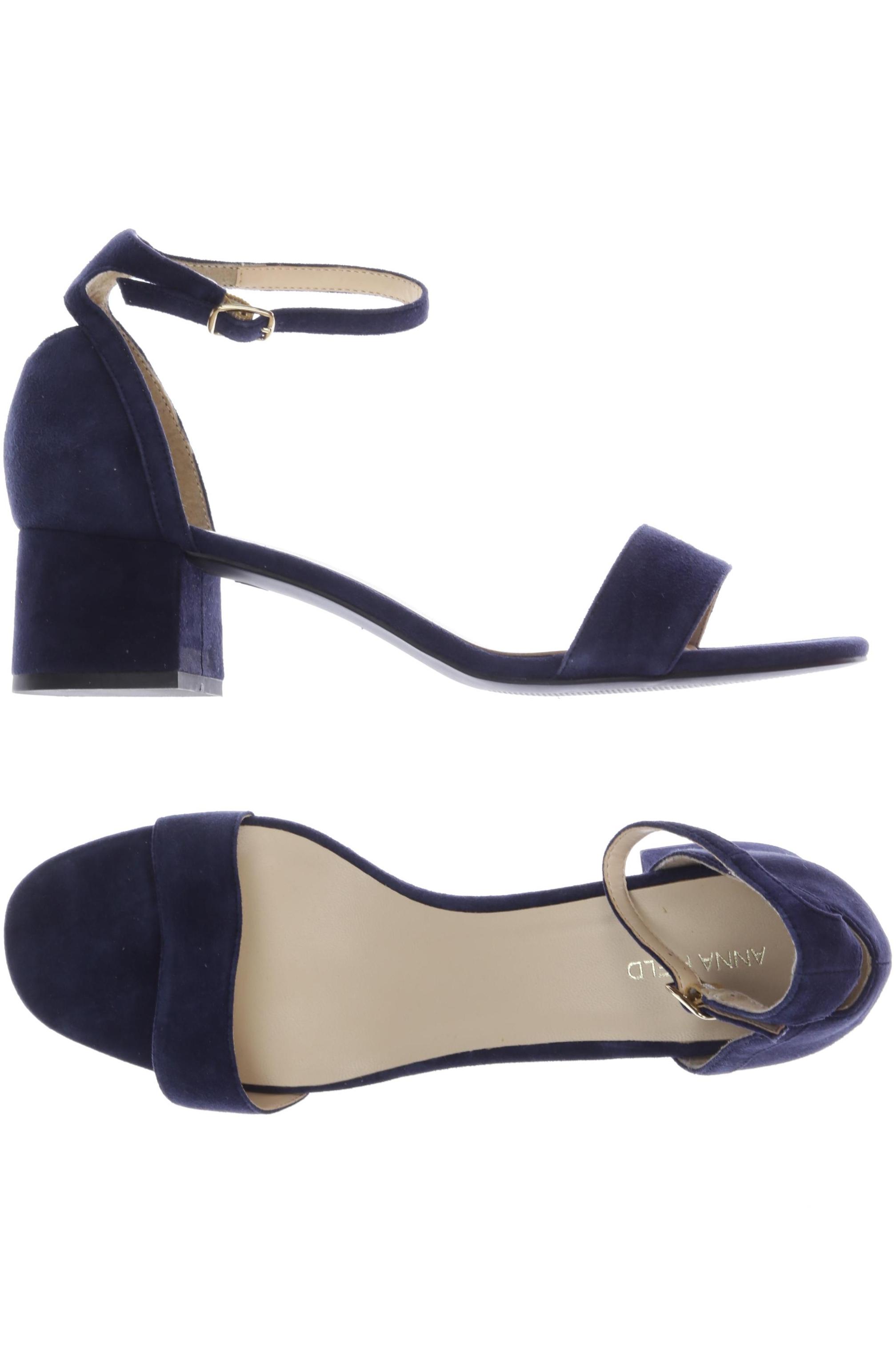 

Anna Field Damen Sandale, marineblau, Gr. 42