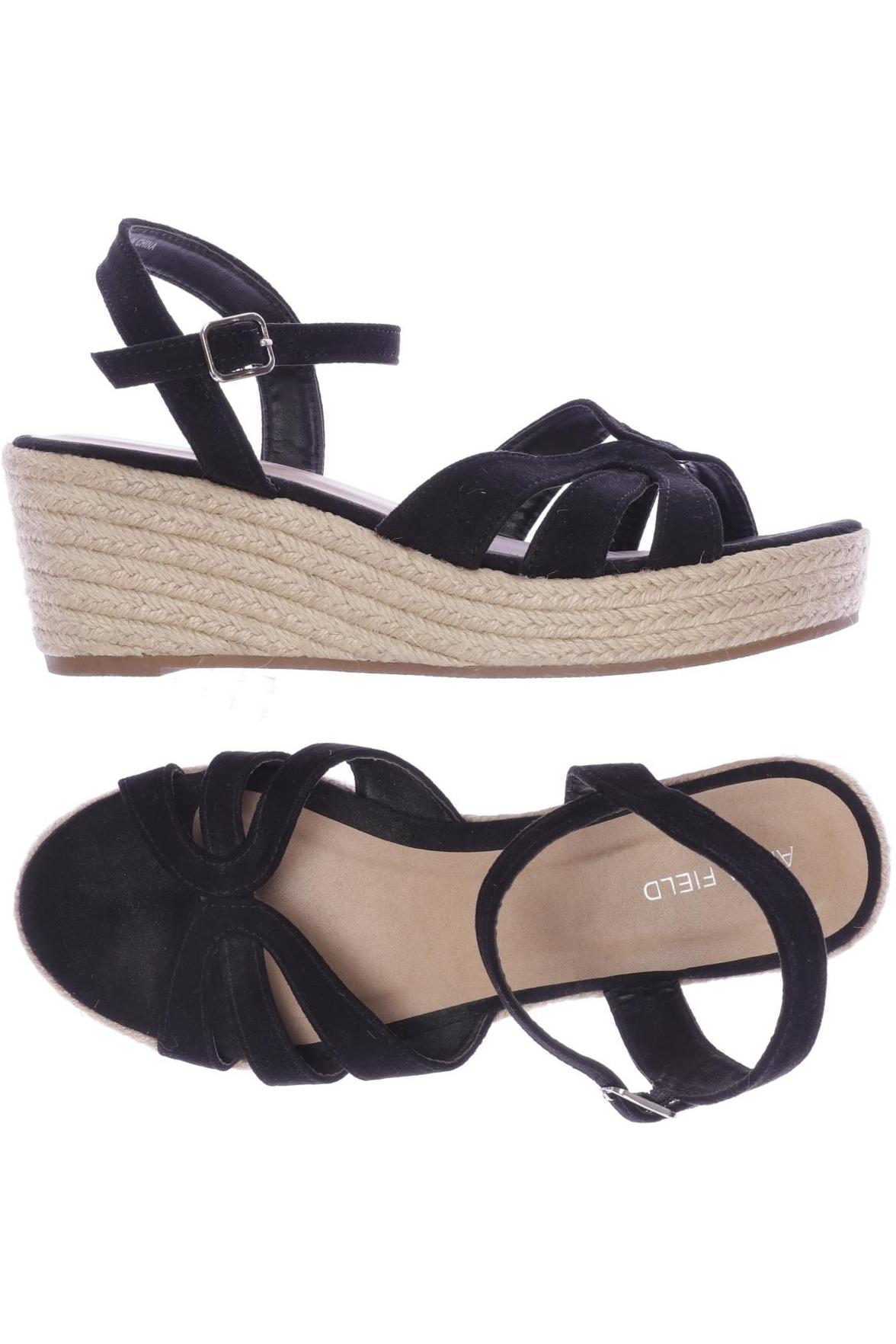 

Anna Field Damen Sandale, schwarz, Gr. 38