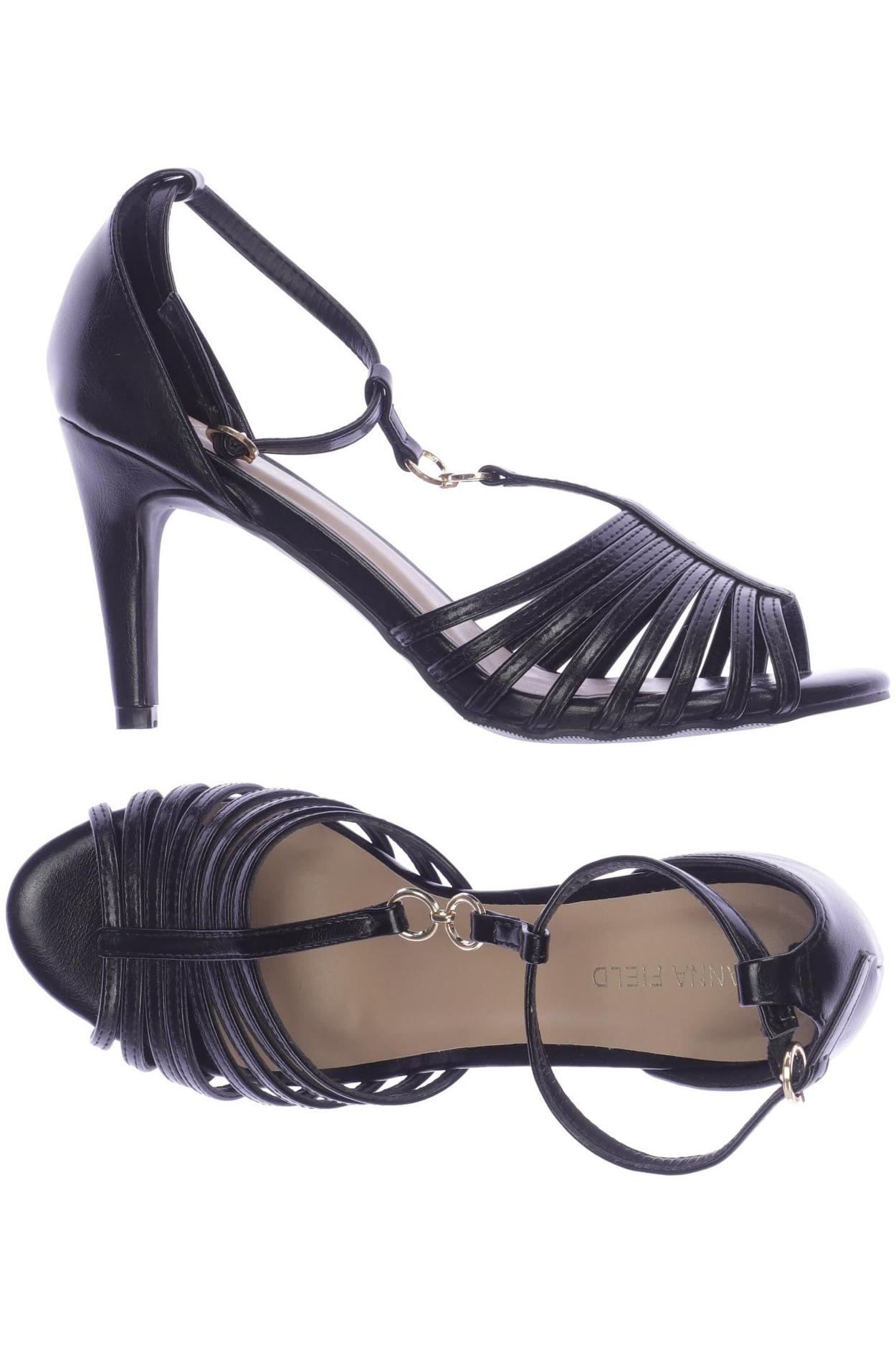 

Anna Field Damen Sandale, schwarz
