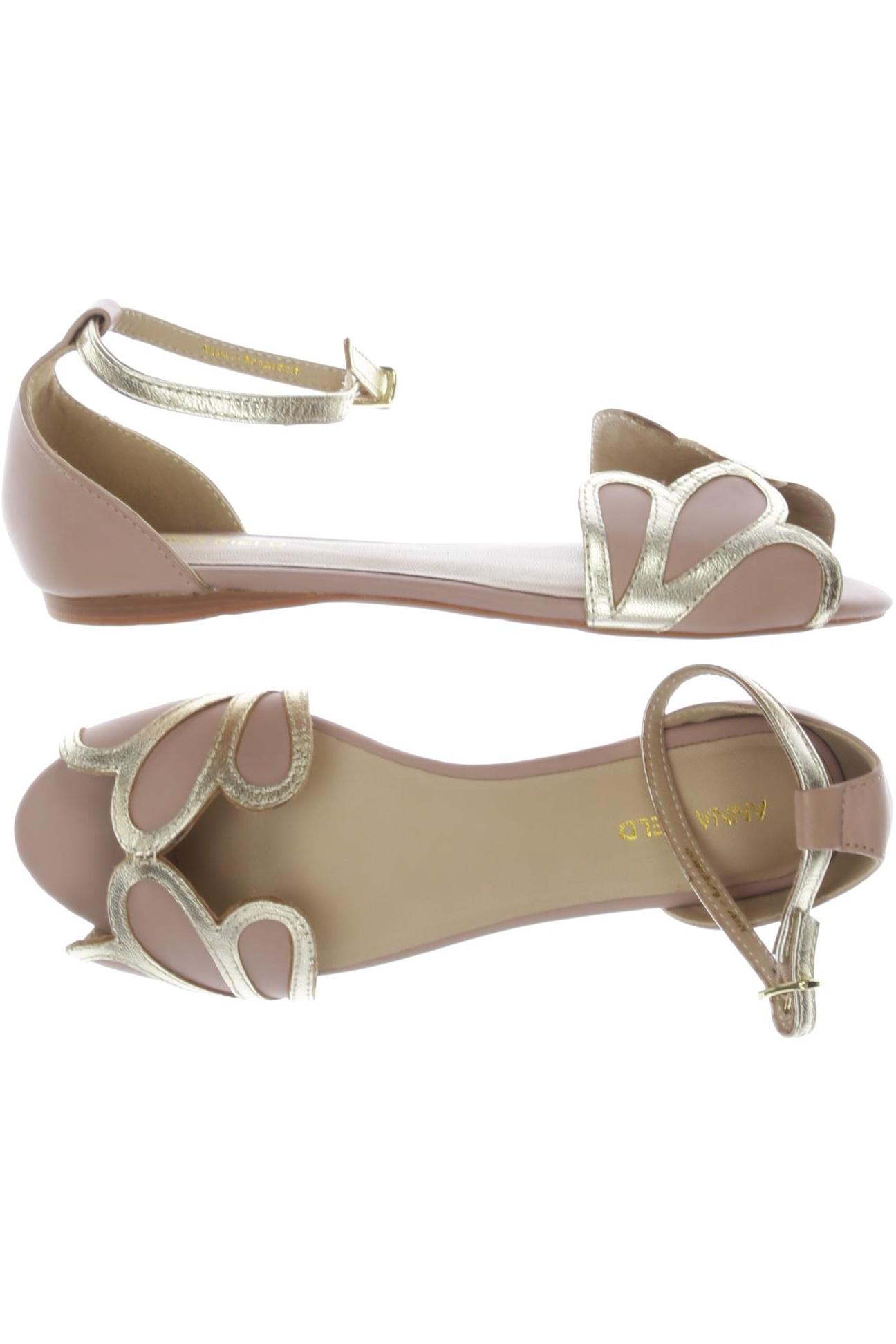 

Anna Field Damen Sandale, gold, Gr. 38