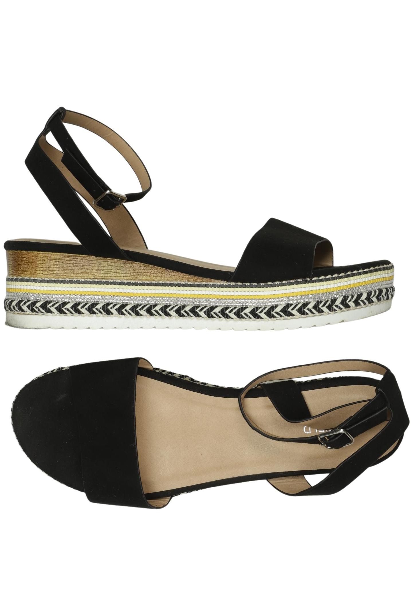 

Anna Field Damen Sandale, schwarz, Gr. 40