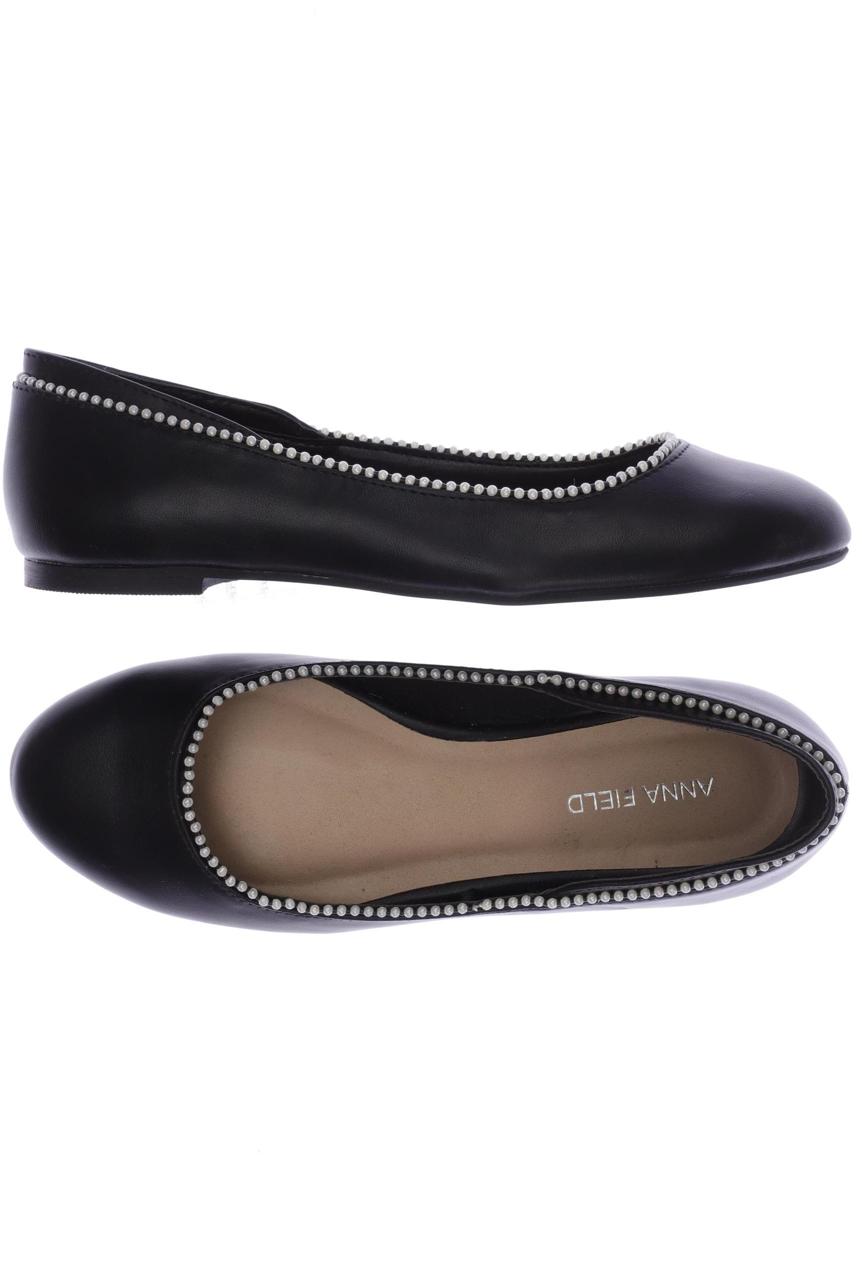 

Anna Field Damen Ballerinas, schwarz