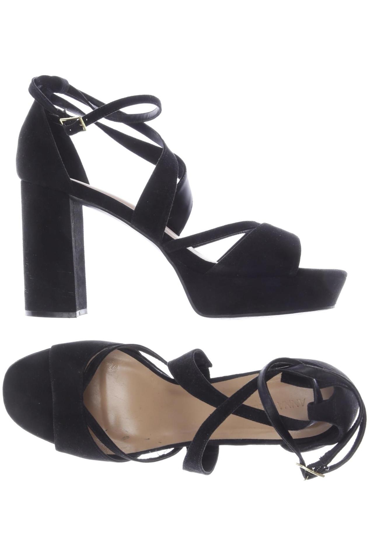 

Anna Field Damen Sandale, schwarz, Gr. 41