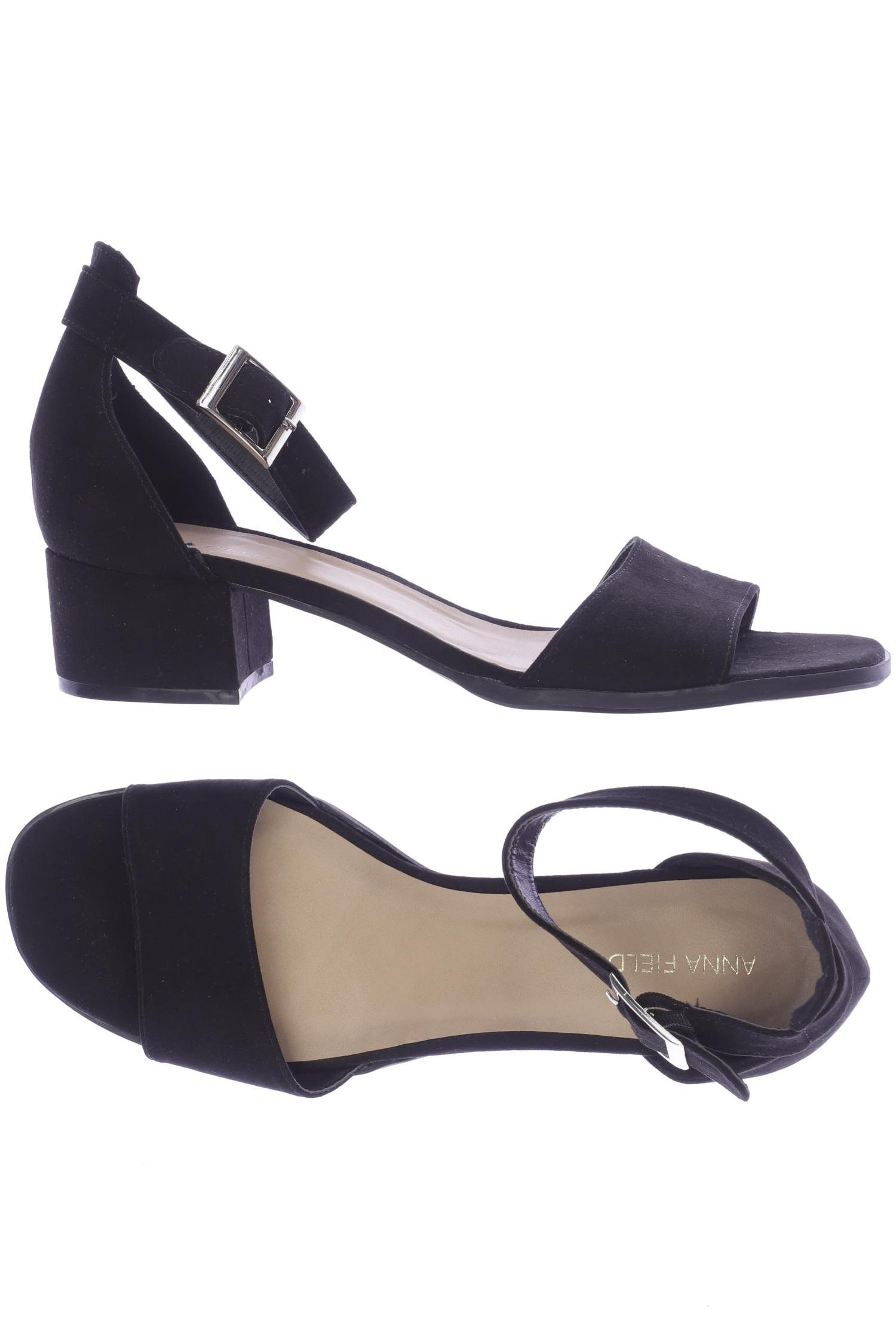 

Anna Field Damen Sandale, schwarz