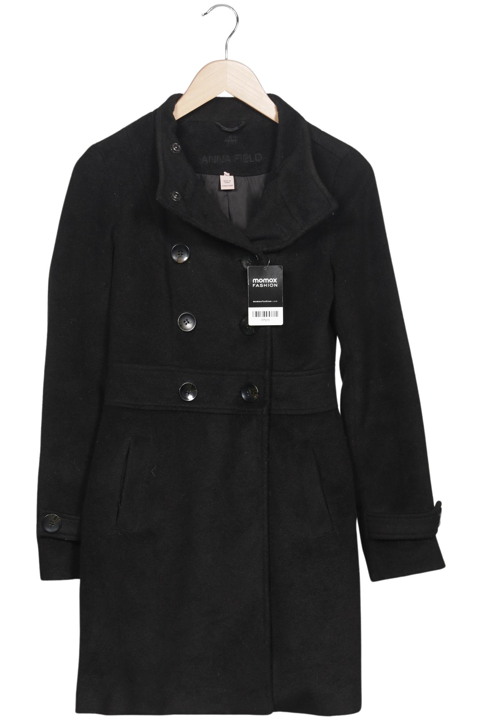 

Anna Field Damen Mantel, schwarz, Gr. 34