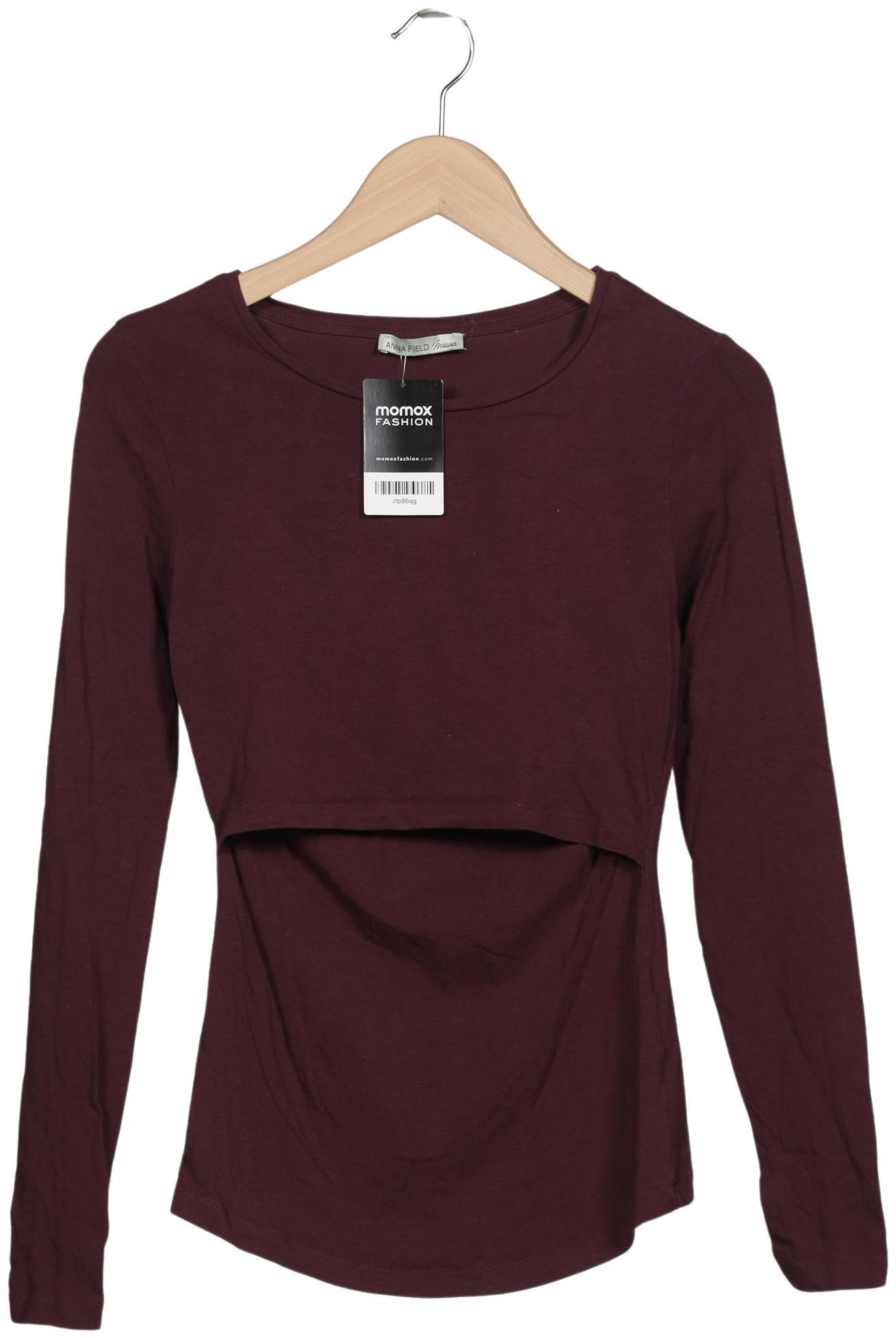 

Anna Field Mama Damen Langarmshirt, bordeaux, Gr. 36