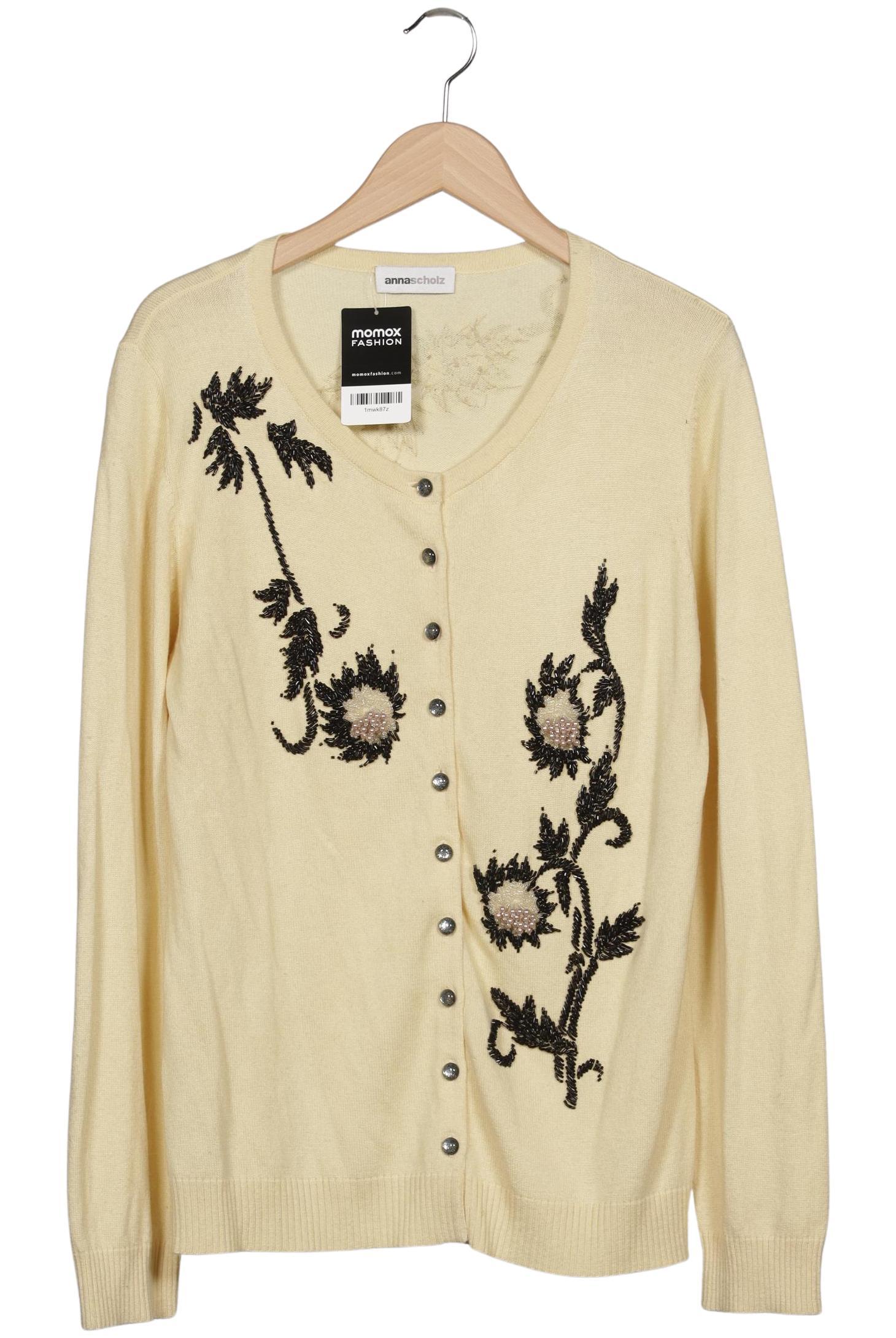 

Anna Scholz Damen Strickjacke, cremeweiß, Gr. 44