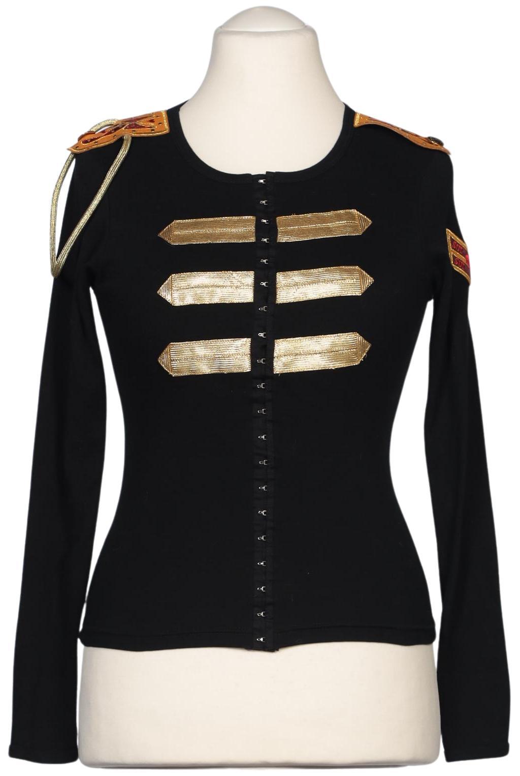 

Anna Sui Damen Bluse, schwarz, Gr. 38