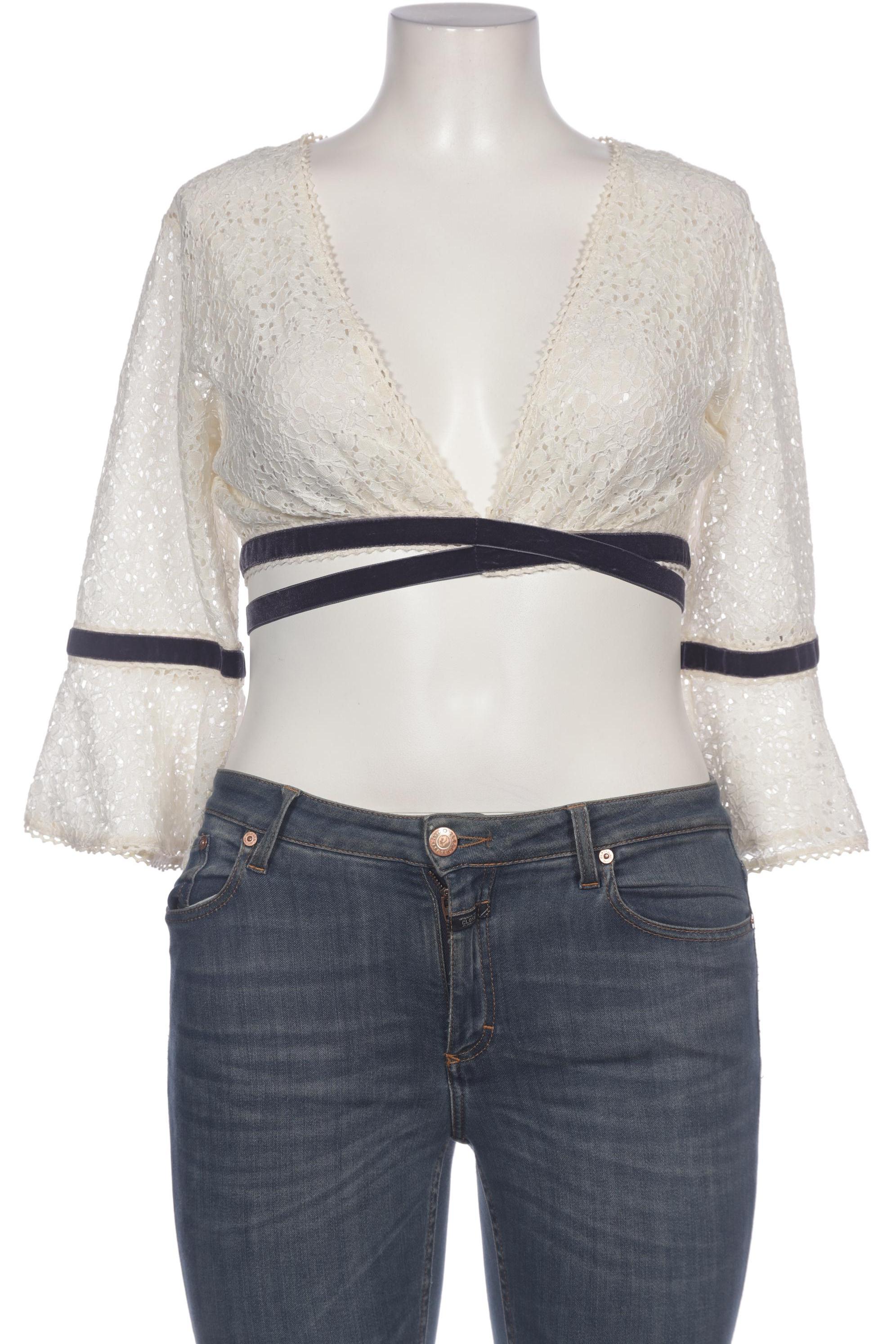 

Anna Sui Damen Bluse, cremeweiß, Gr. 38