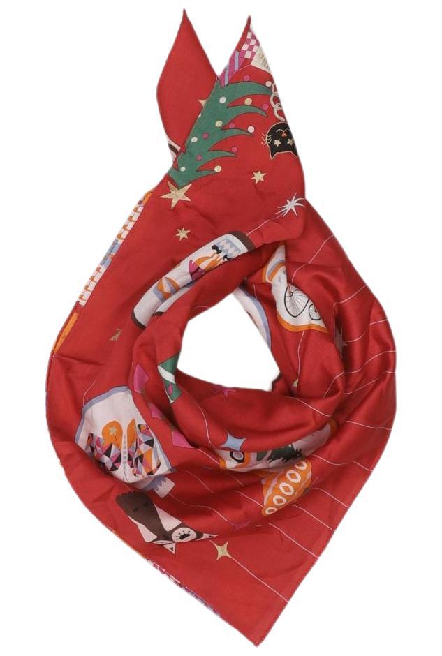 

Anna Sui Damen Schal, rot, Gr.