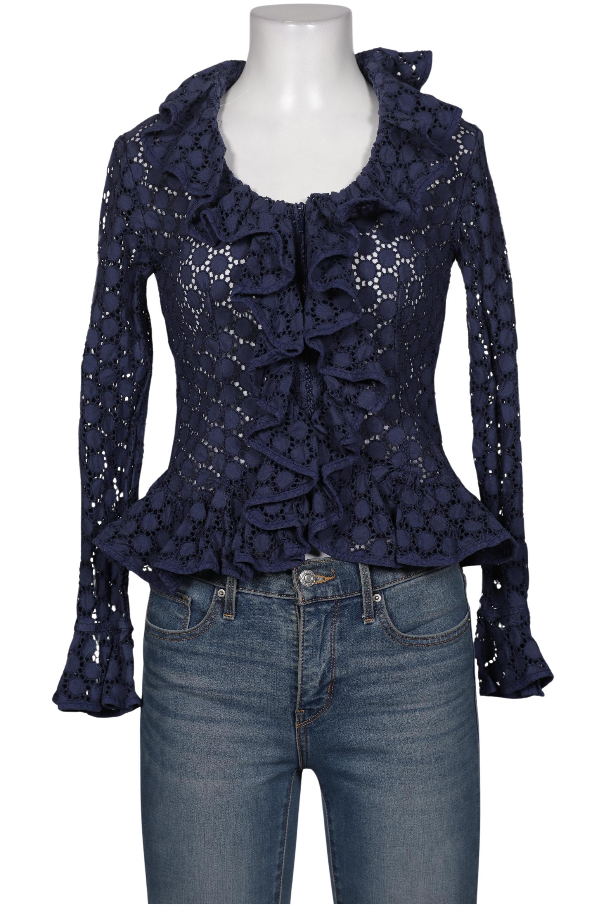 

Anne Fontaine Damen Bluse, marineblau, Gr. 40