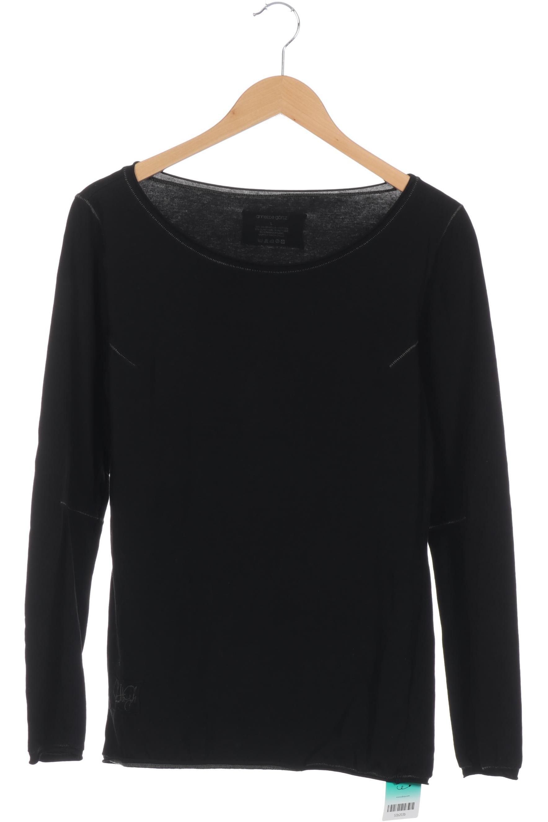 

Annette Görtz Damen Langarmshirt, schwarz, Gr.