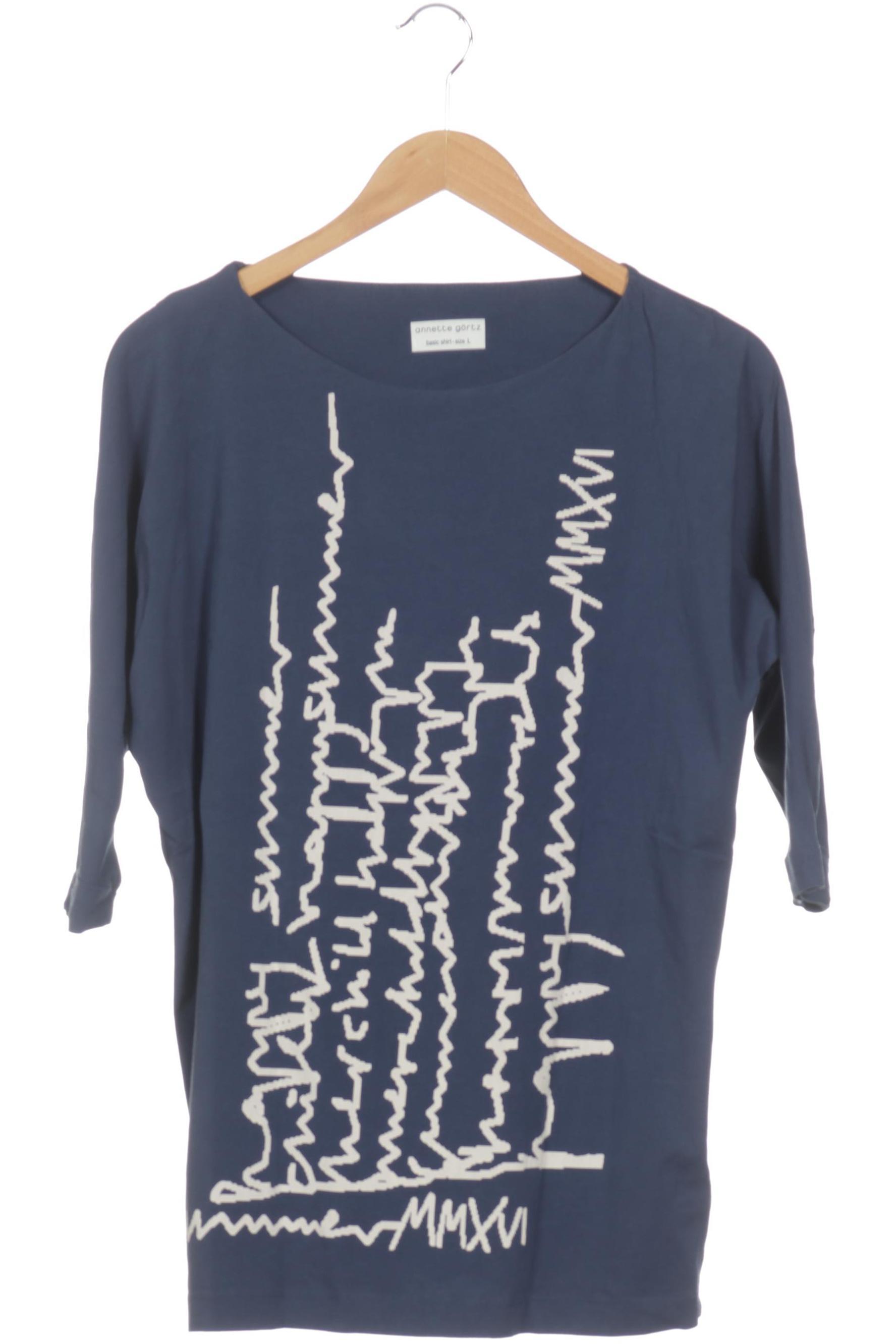 

Annette Görtz Damen T-Shirt, blau, Gr.