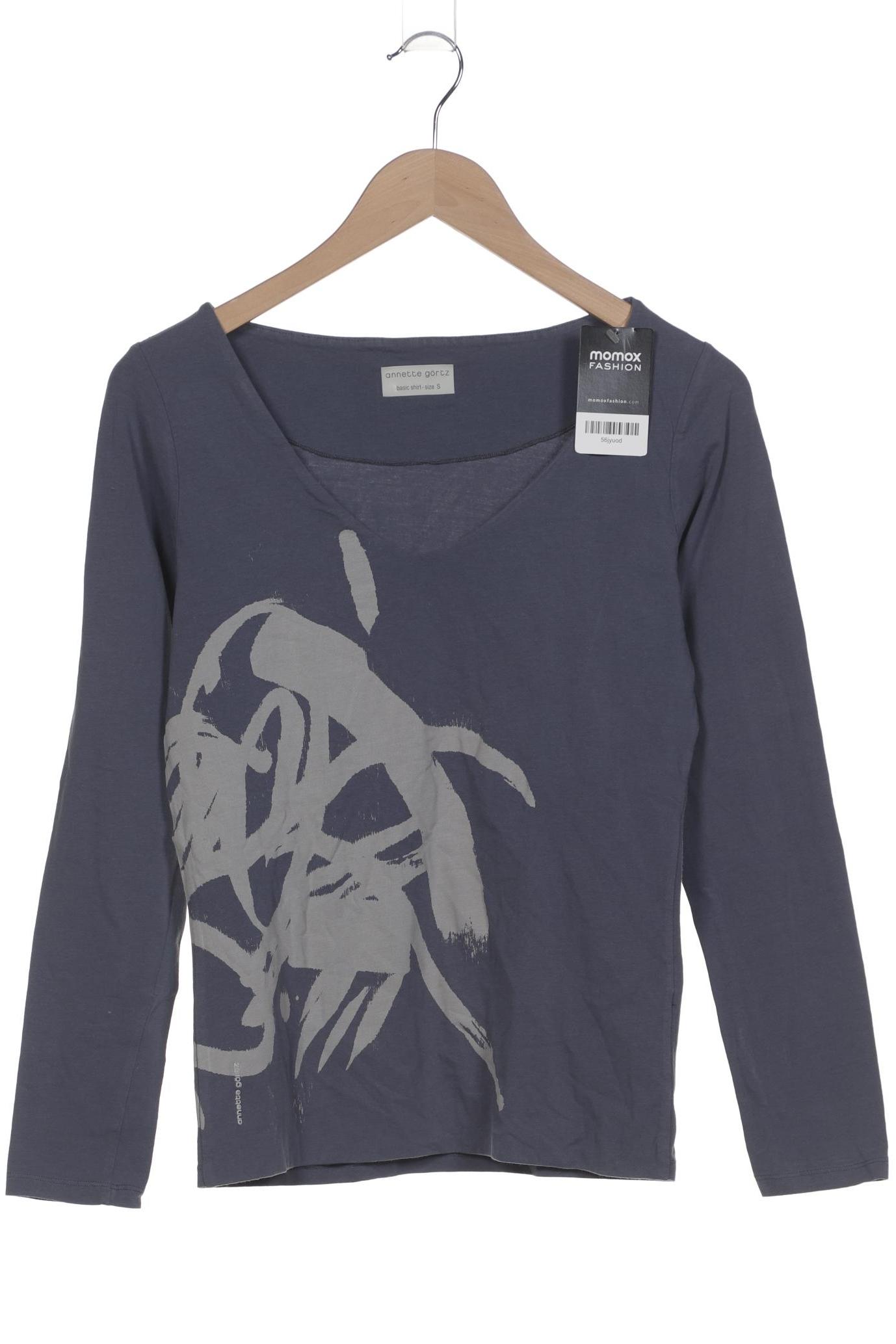 

Annette Görtz Damen Langarmshirt, marineblau, Gr. 36