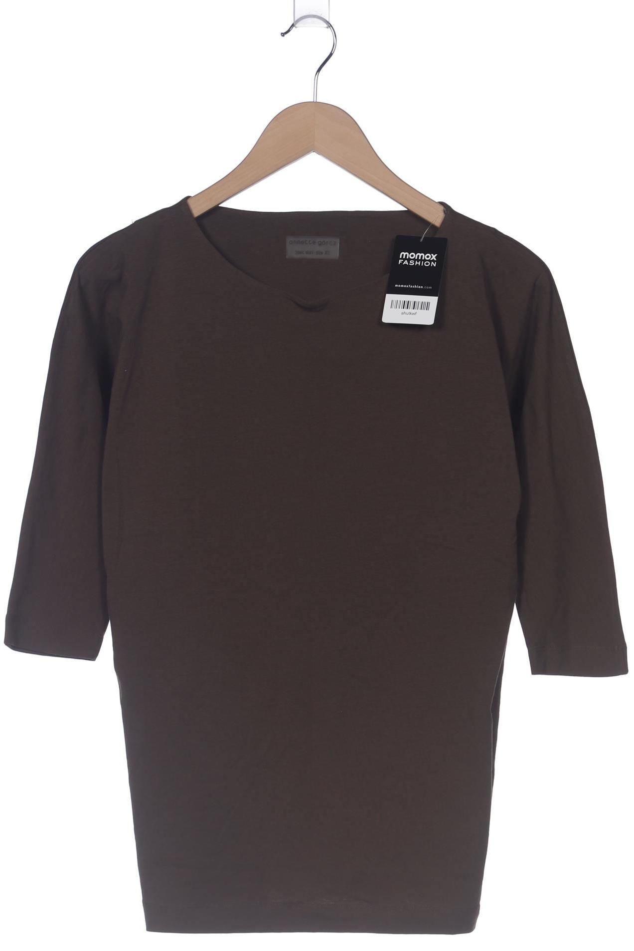 

Annette Görtz Damen Langarmshirt, braun, Gr. 34