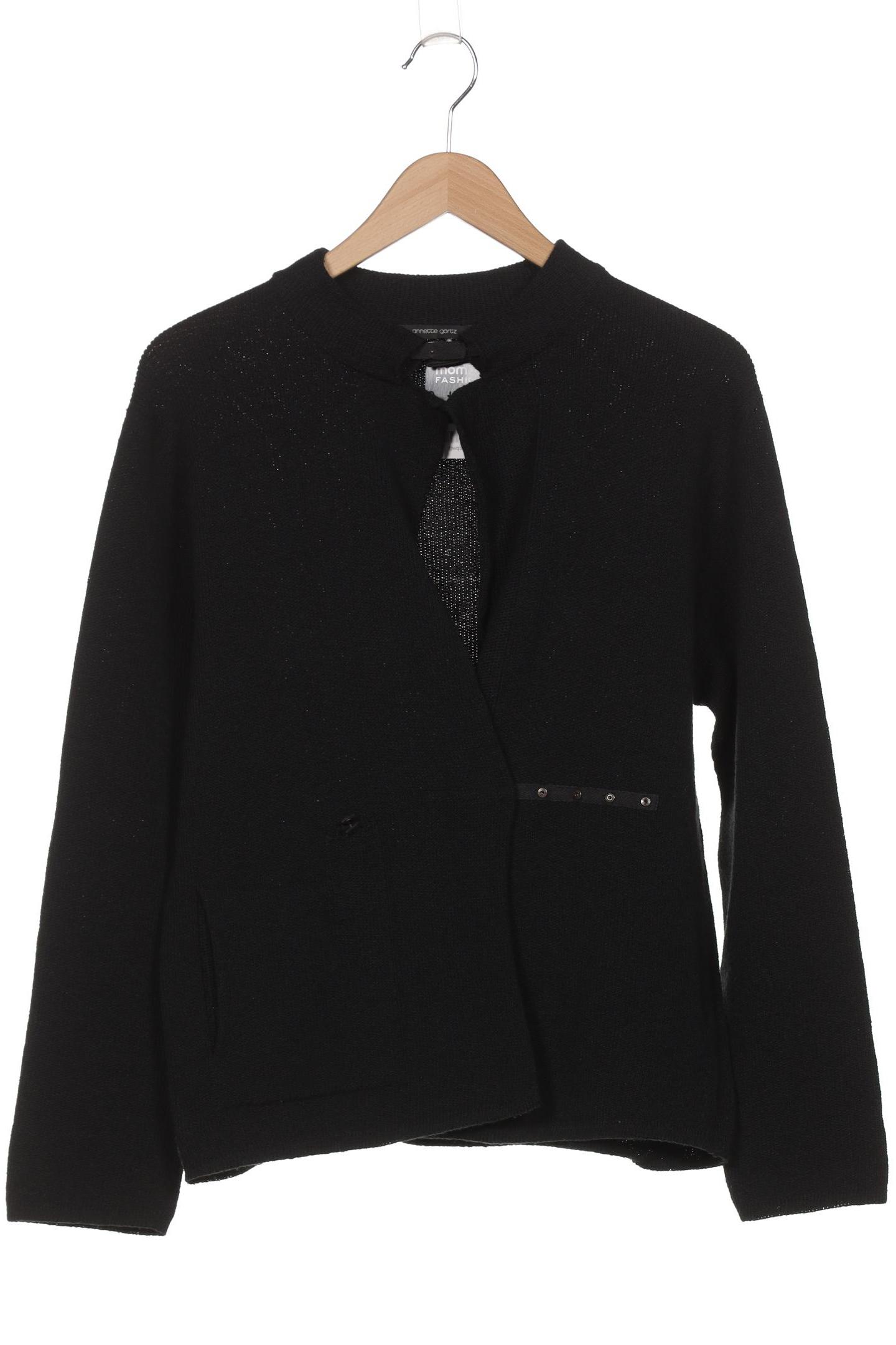 

Annette Görtz Damen Strickjacke, schwarz, Gr. 38
