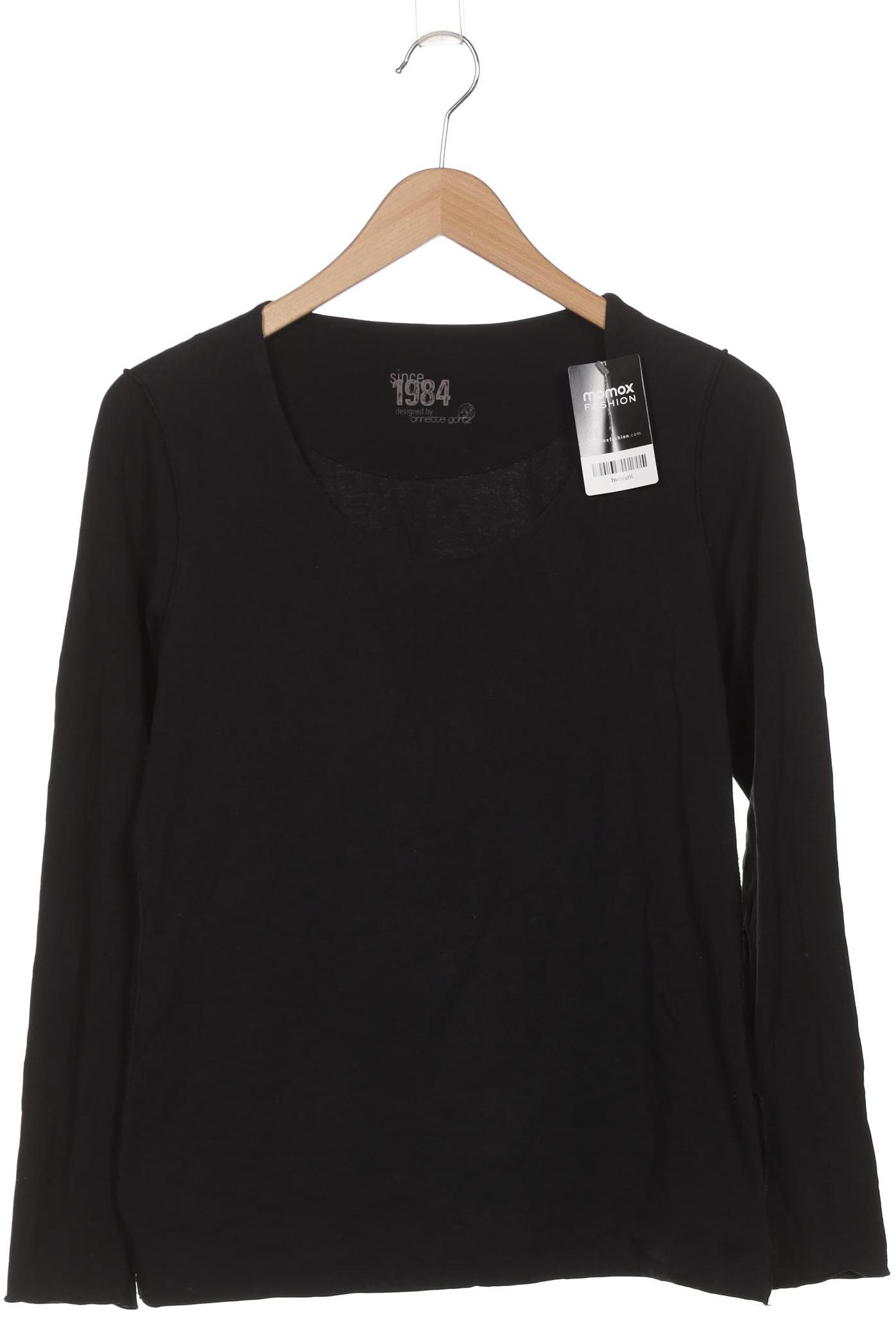 

Annette Görtz Damen Langarmshirt, schwarz, Gr. 44
