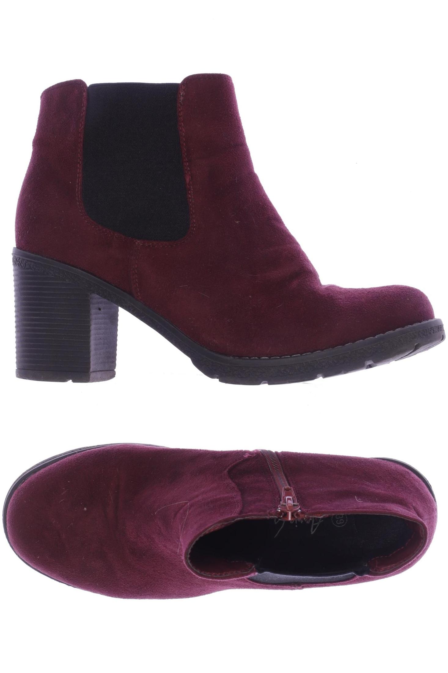 

Anniel Damen Stiefelette, bordeaux, Gr. 39