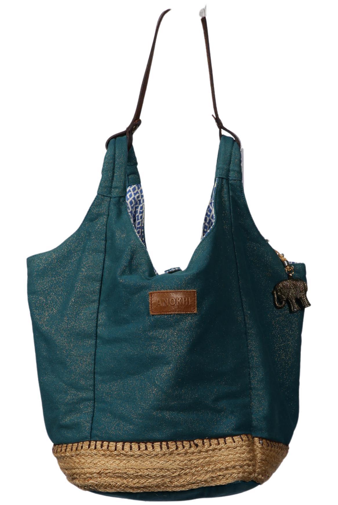 

Anokhi Damen Handtasche, türkis, Gr.