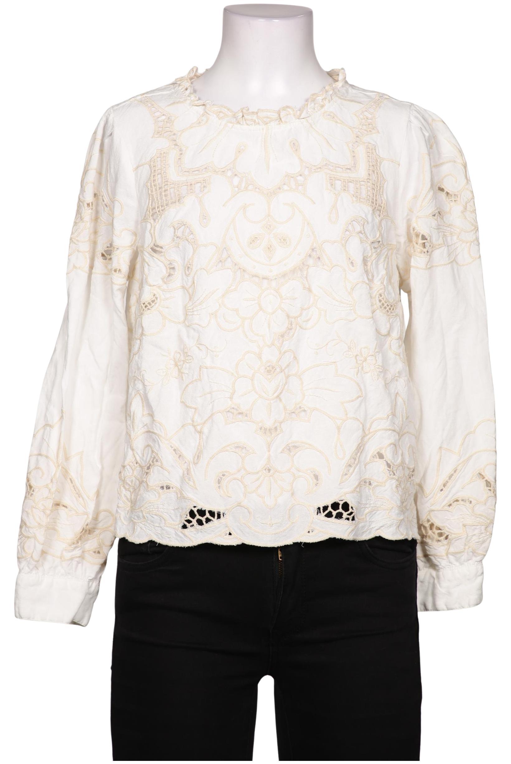 

Anthropologie Damen Bluse, cremeweiß, Gr. 38
