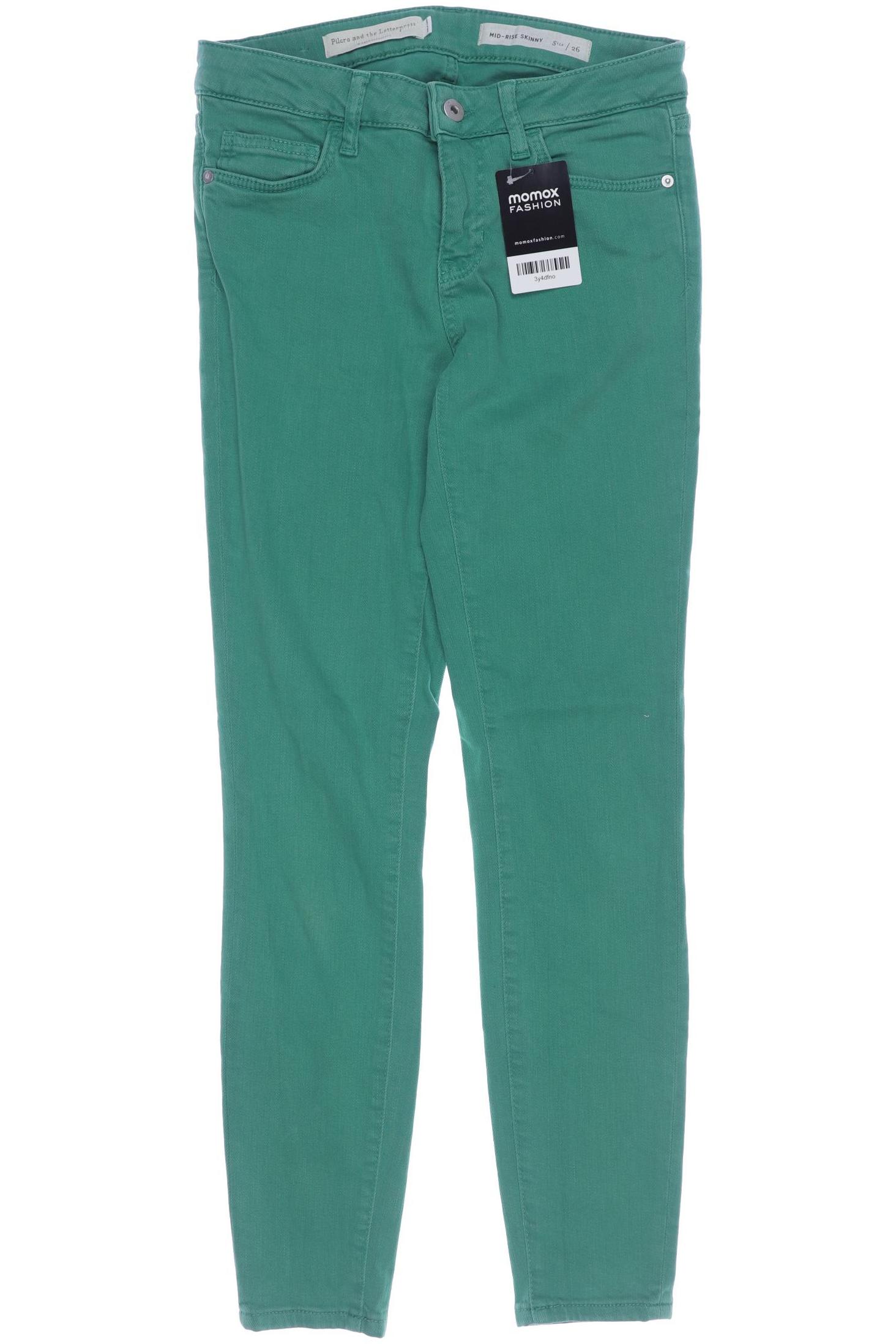 

Anthropologie Damen Jeans, grün, Gr. 26