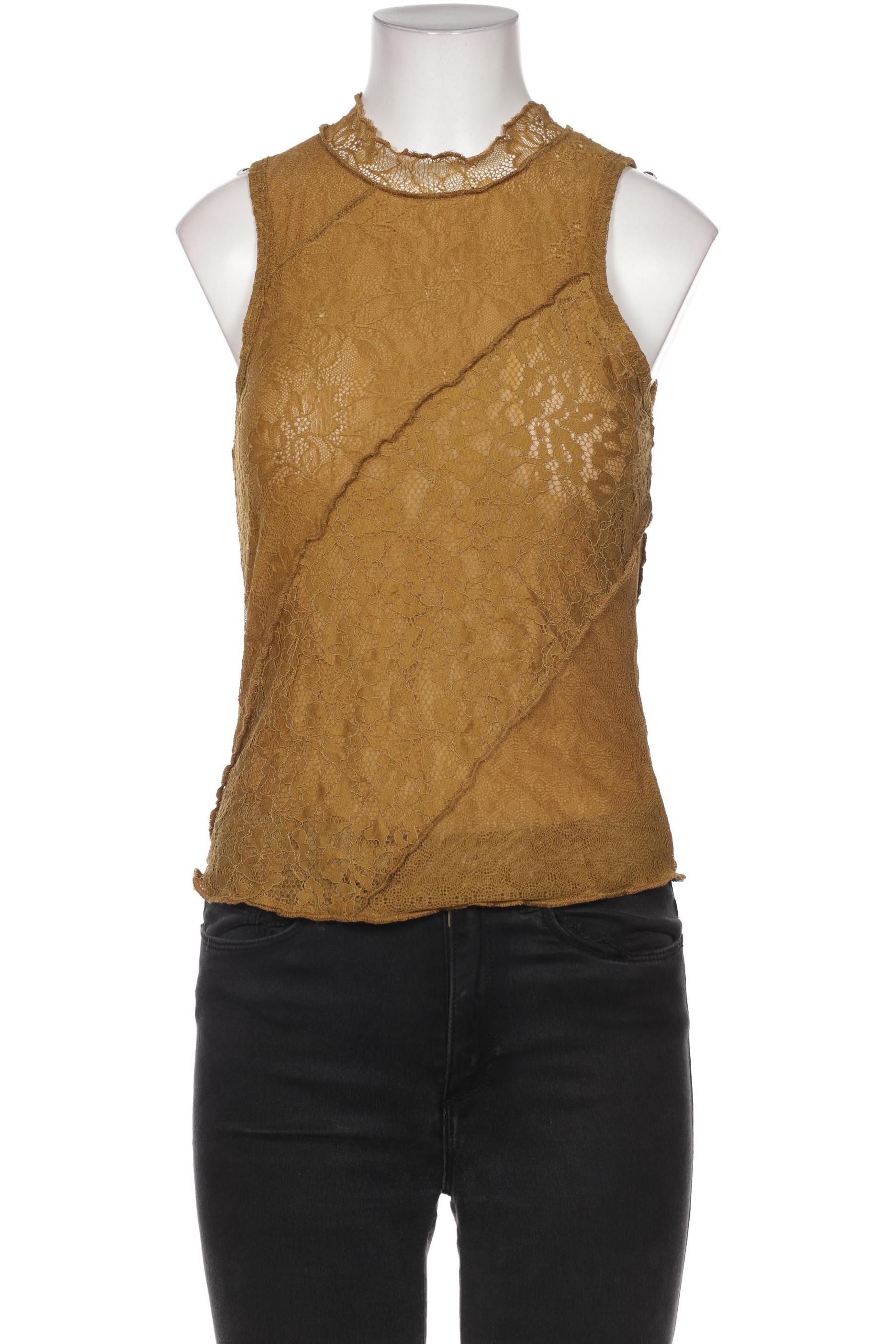 

Anthropologie Damen Top, gelb, Gr. 34