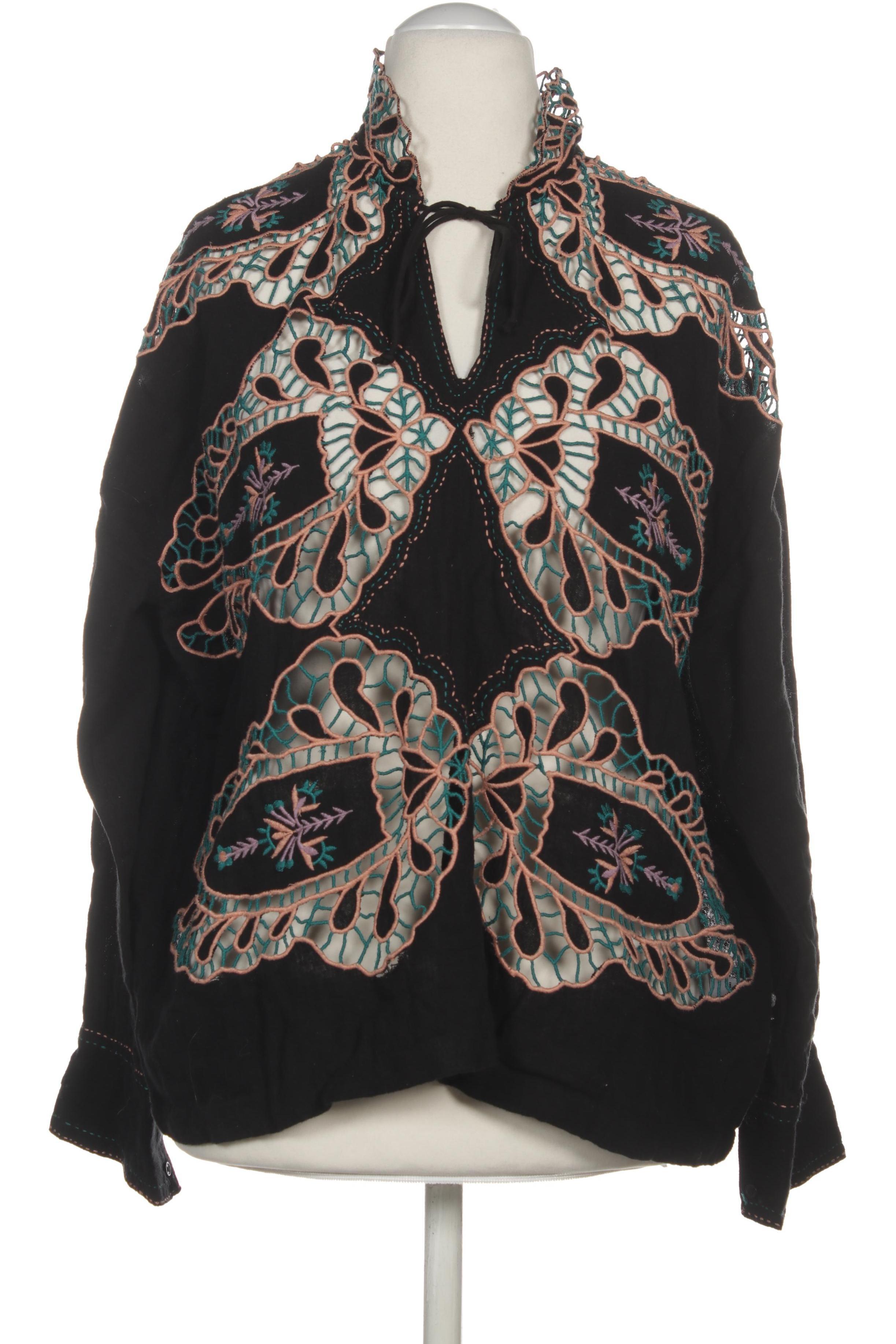 

Antik Batik Damen Bluse, schwarz, Gr.