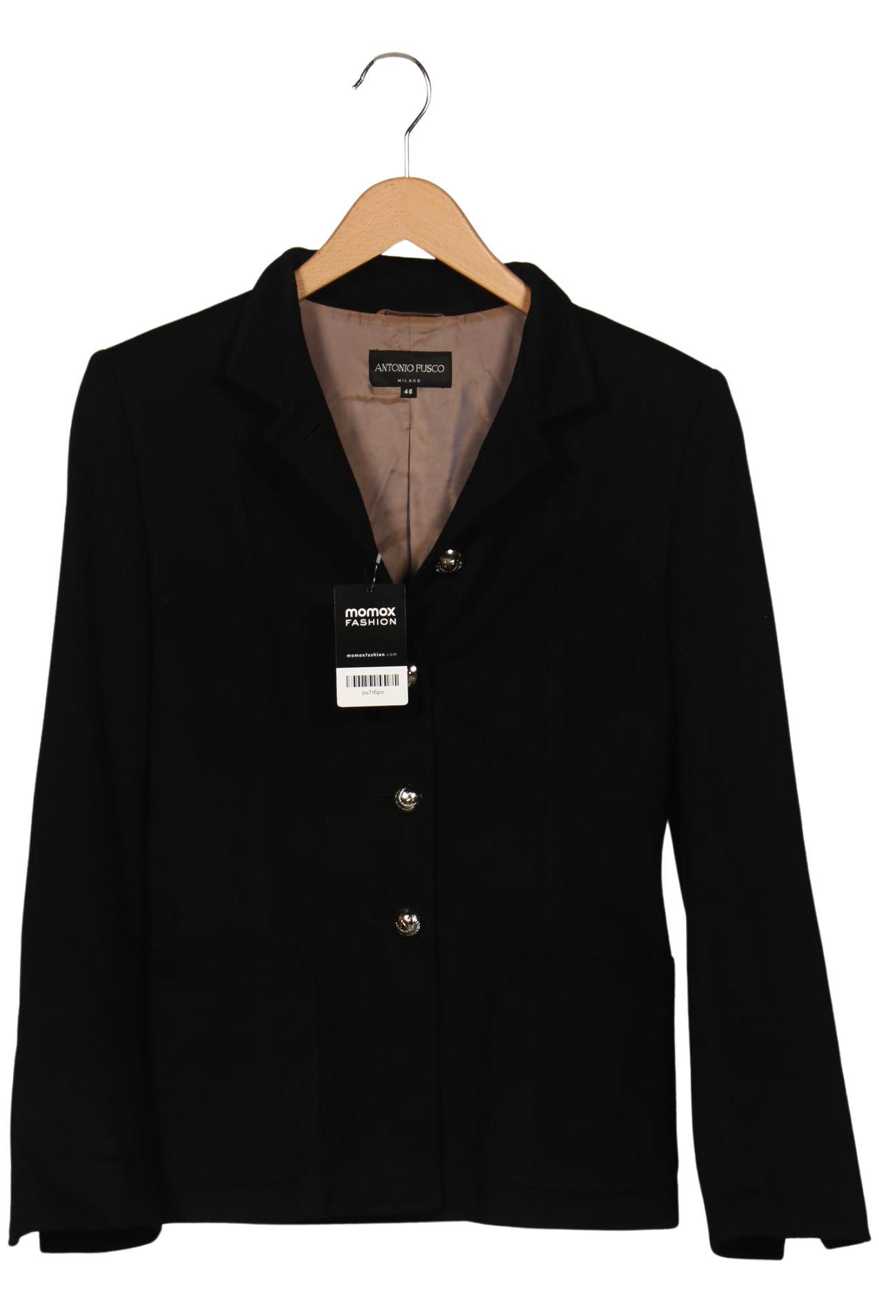 

Antonio Fusco Damen Jacke, schwarz, Gr. 46