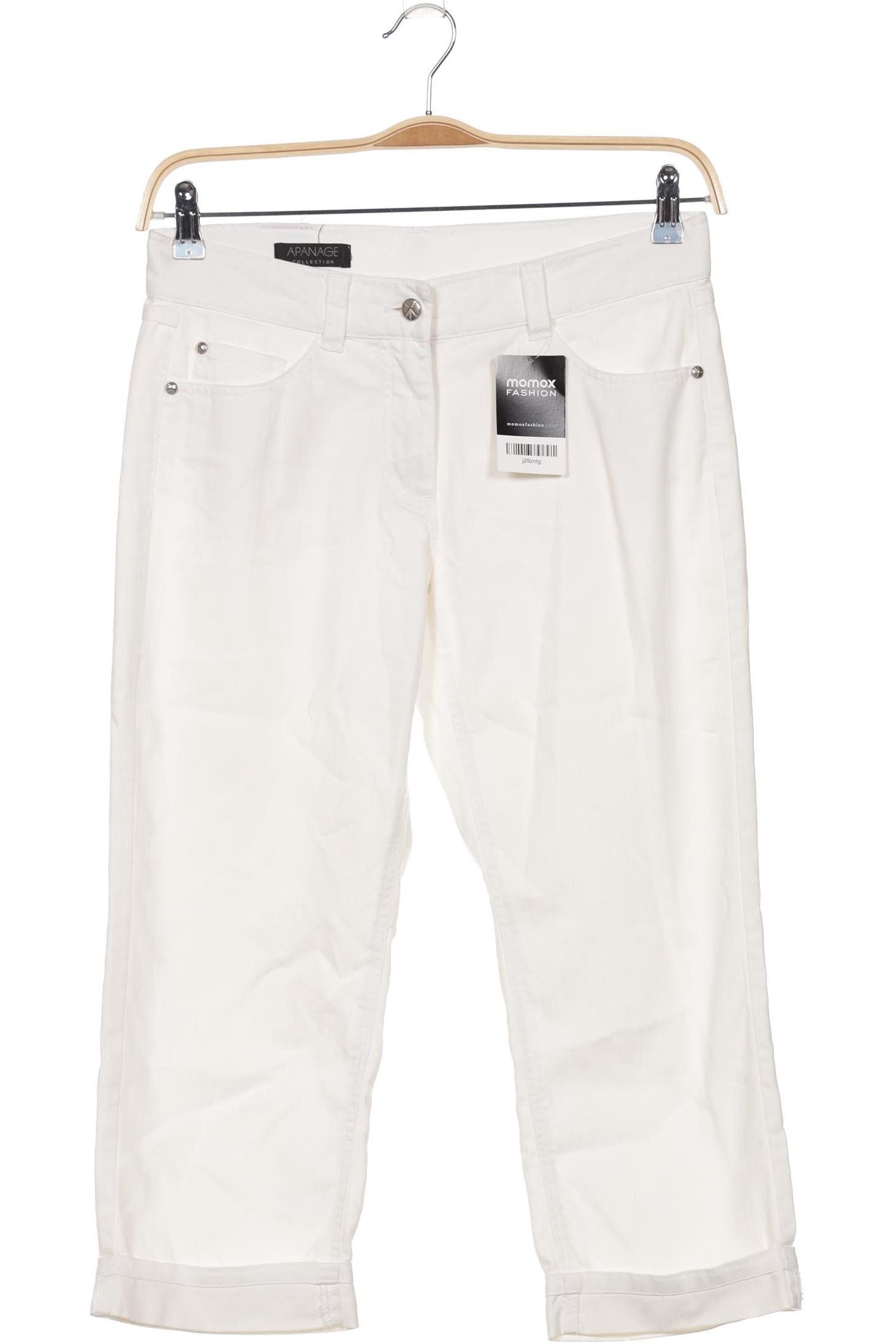Thumbnail - Apanage Damen Jeans, weiß, Gr. 36