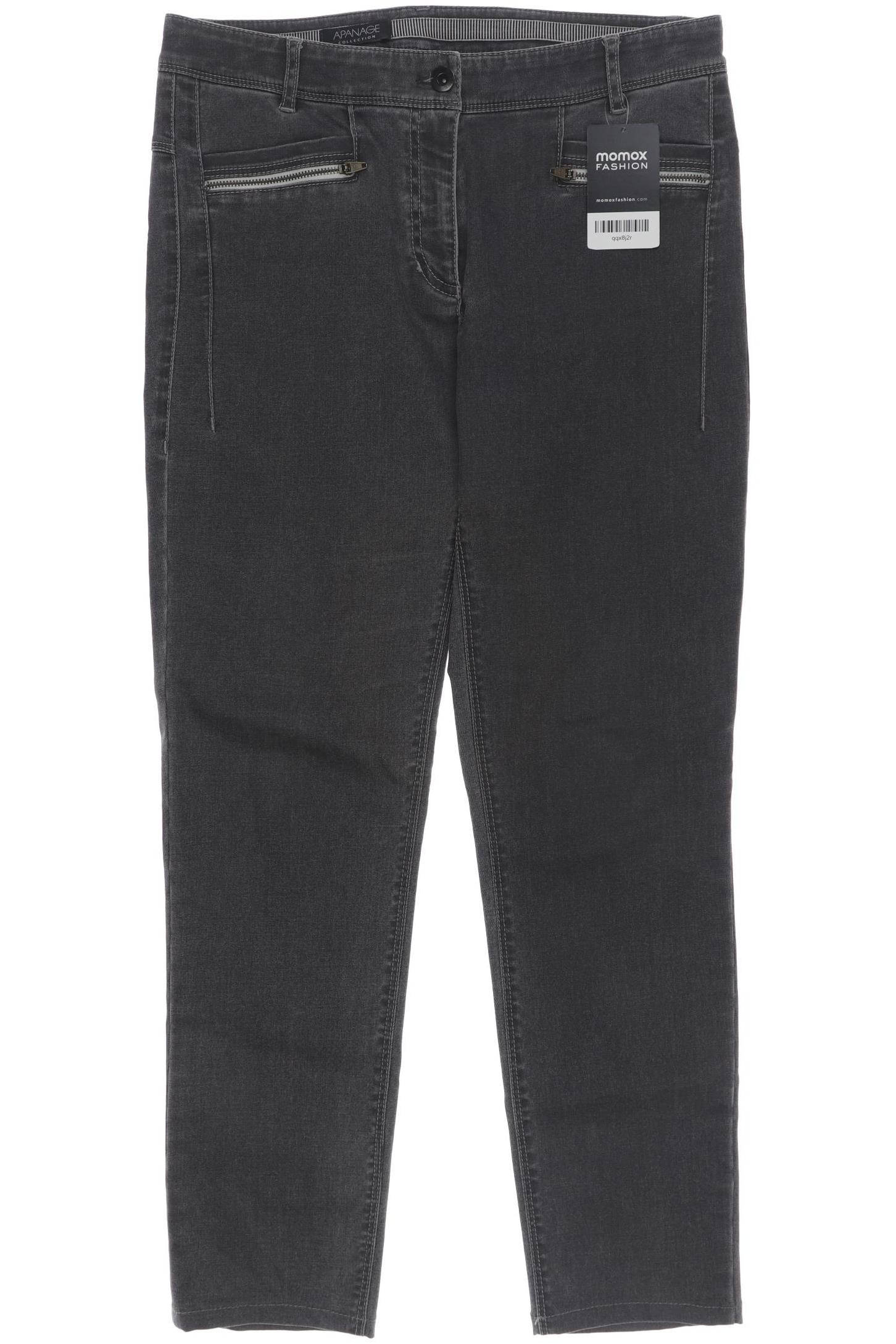 

APANAGE Damen Jeans, grau