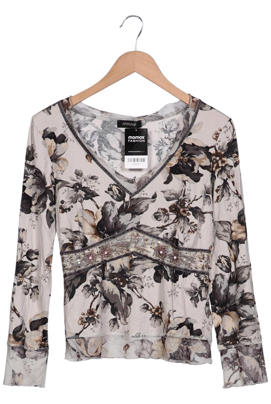 

Apanage Damen Langarmshirt, grau, Gr. 40