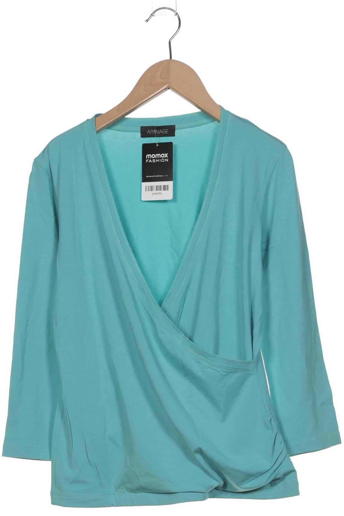 

Apanage Damen Langarmshirt, türkis, Gr. 38