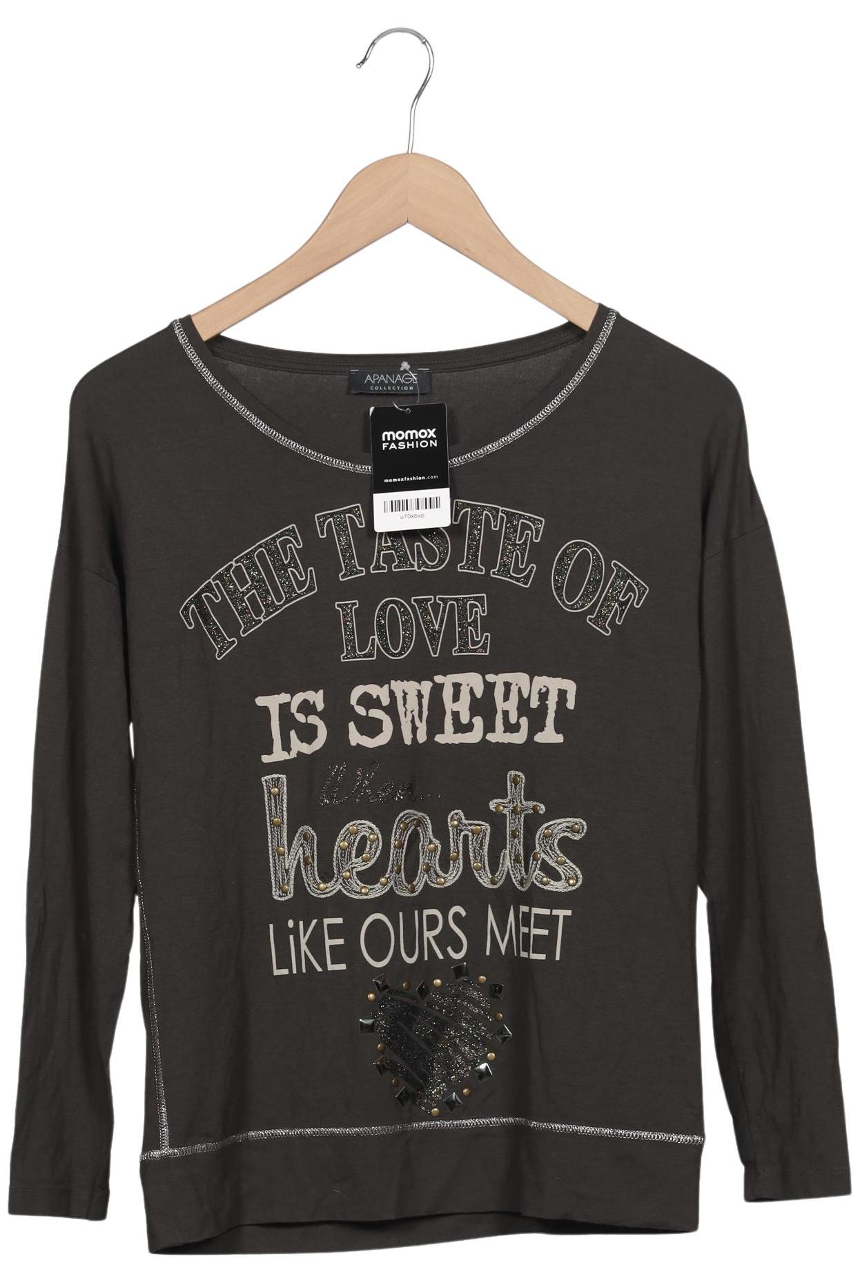 

Apanage Damen Langarmshirt, grau, Gr. 38