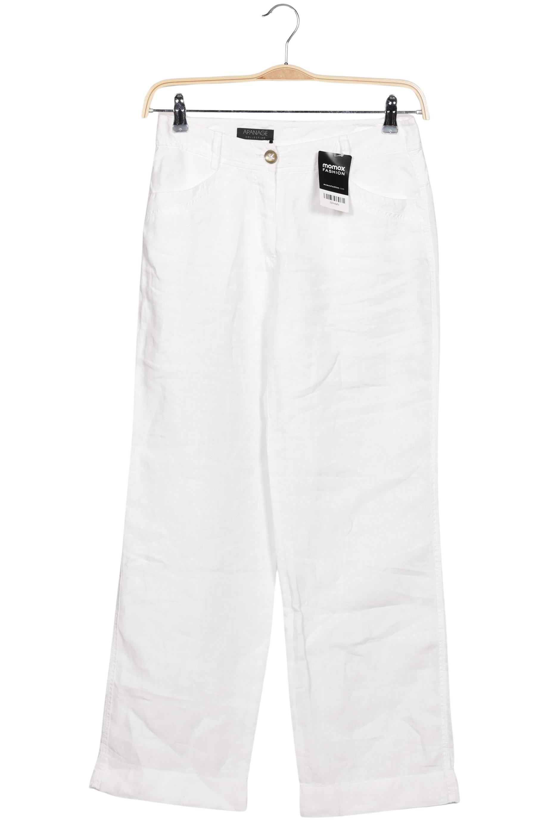 Thumbnail - Apanage Damen Stoffhose, weiß, Gr. 36