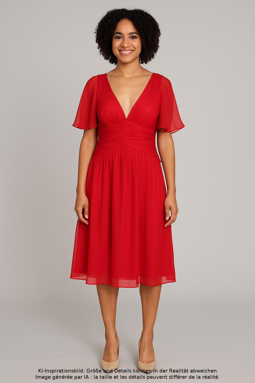 

Apart Damen Kleid, rot, Gr. 36