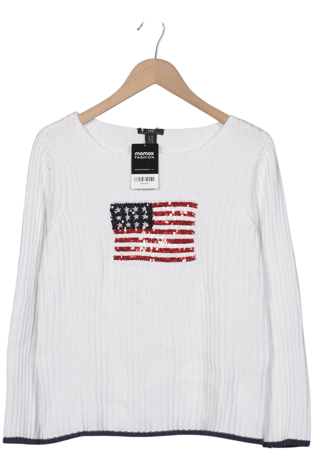 

Apart Damen Pullover, weiß, Gr. 36