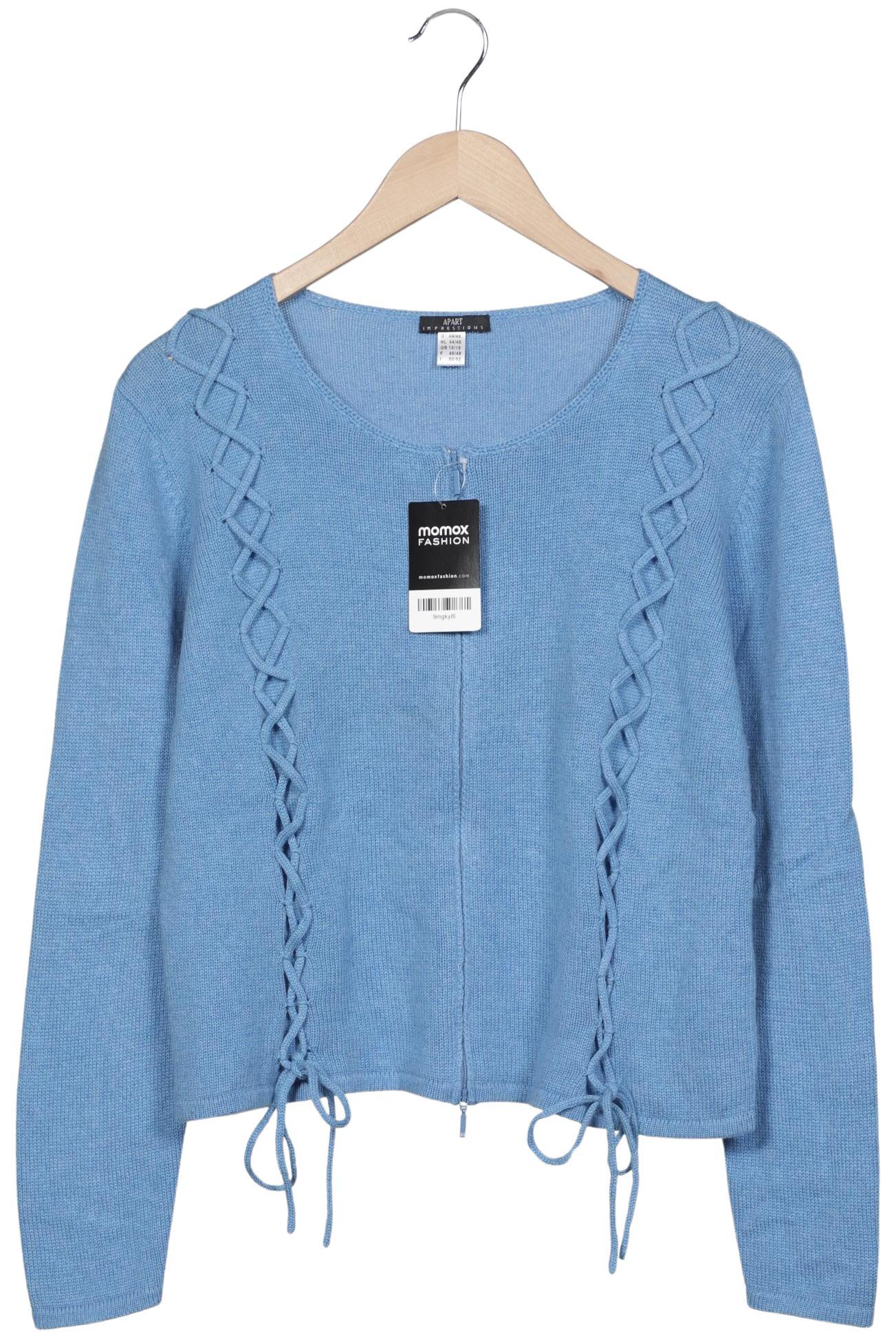 

Apart Damen Strickjacke, hellblau, Gr. 44