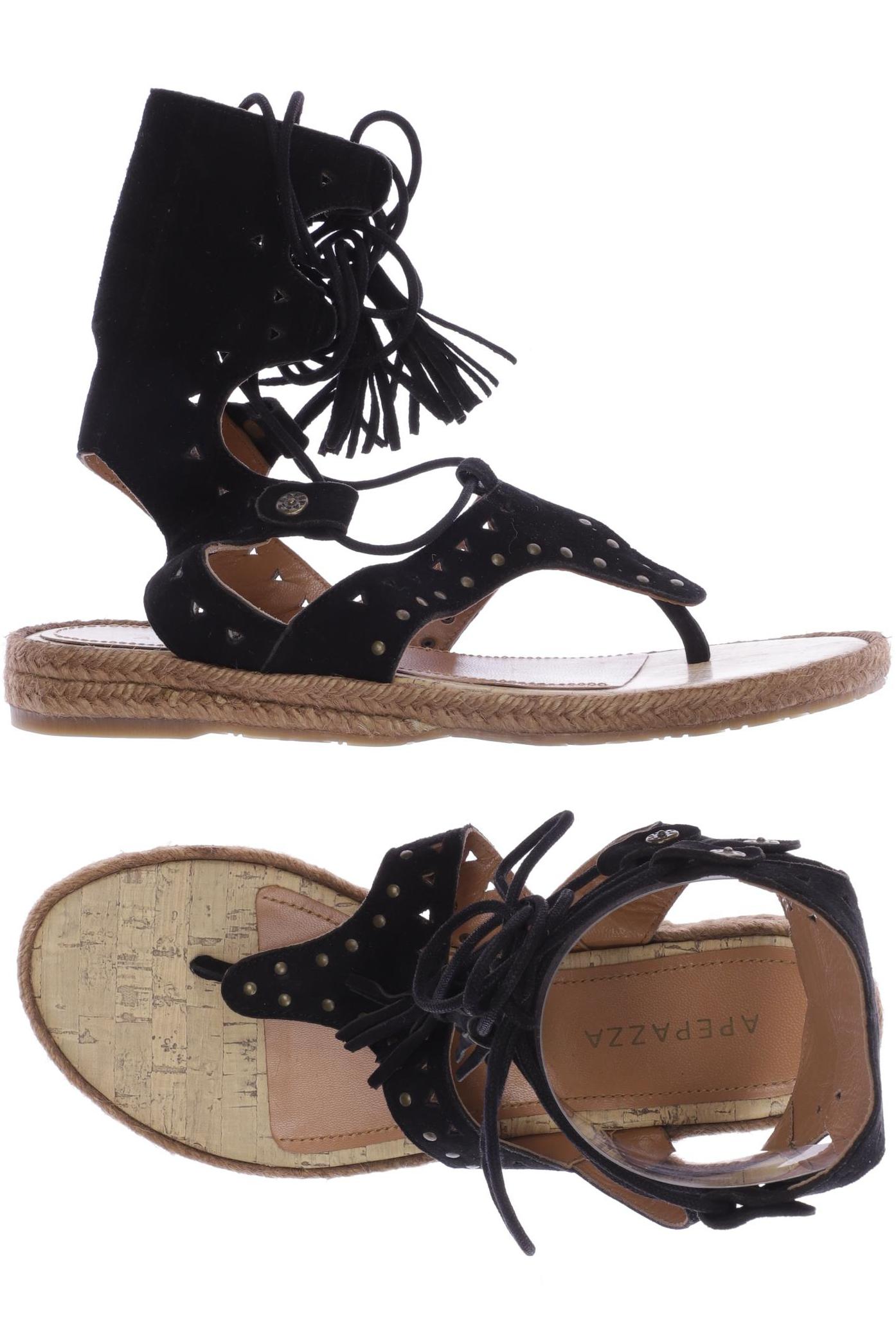 

Apepazza Damen Sandale, schwarz
