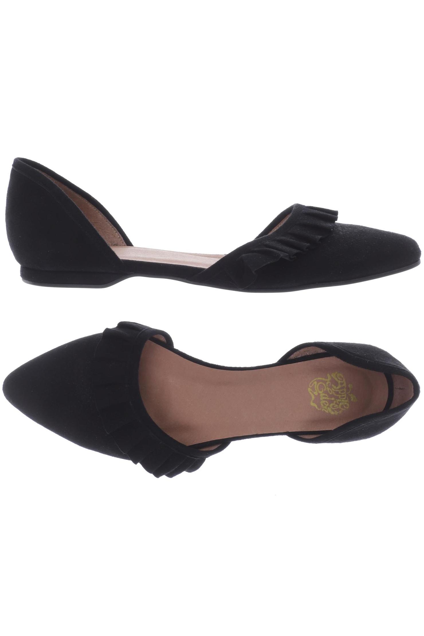 

Apple of Eden Damen Ballerinas, schwarz