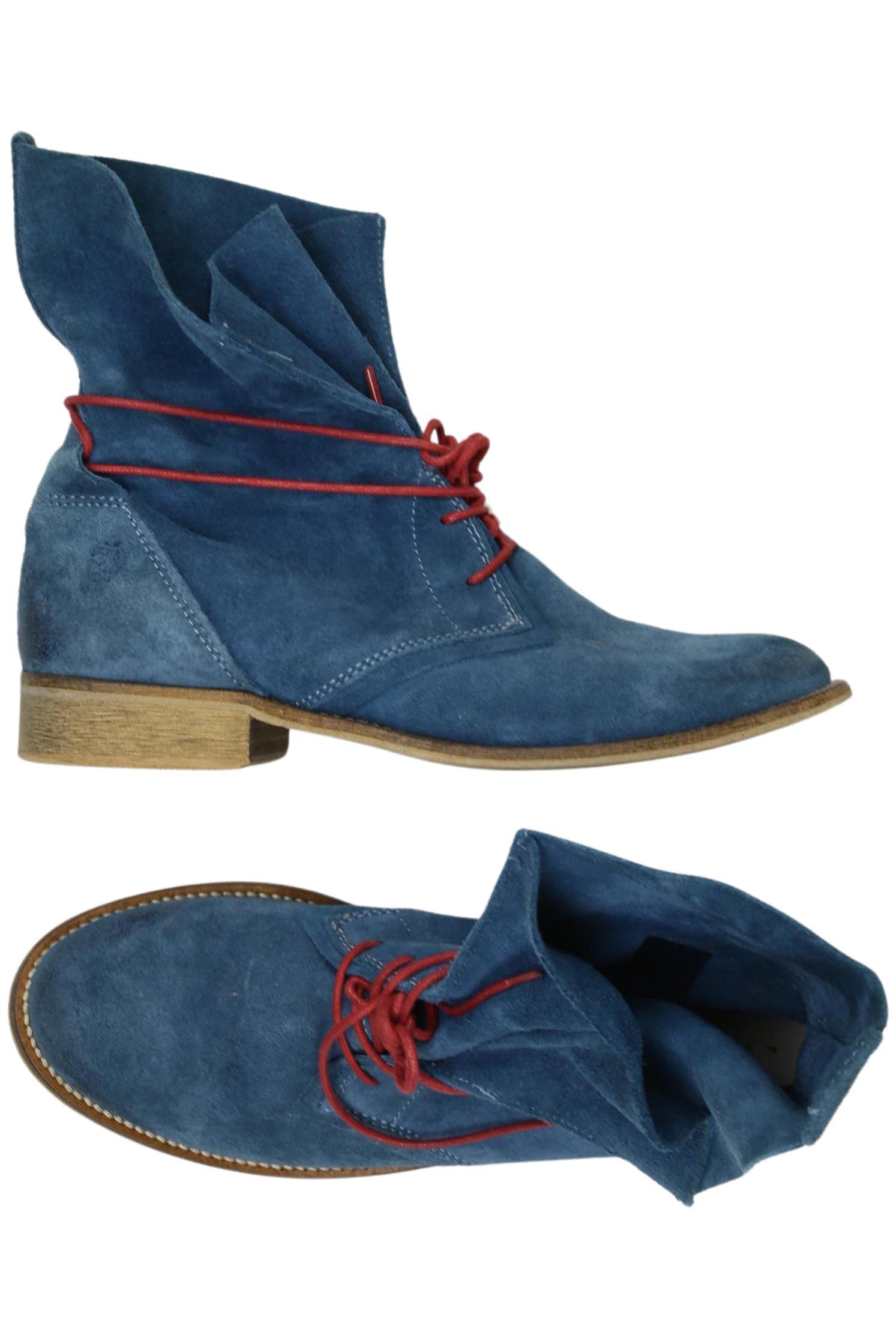 

Apple of Eden Damen Stiefelette, blau, Gr. 40