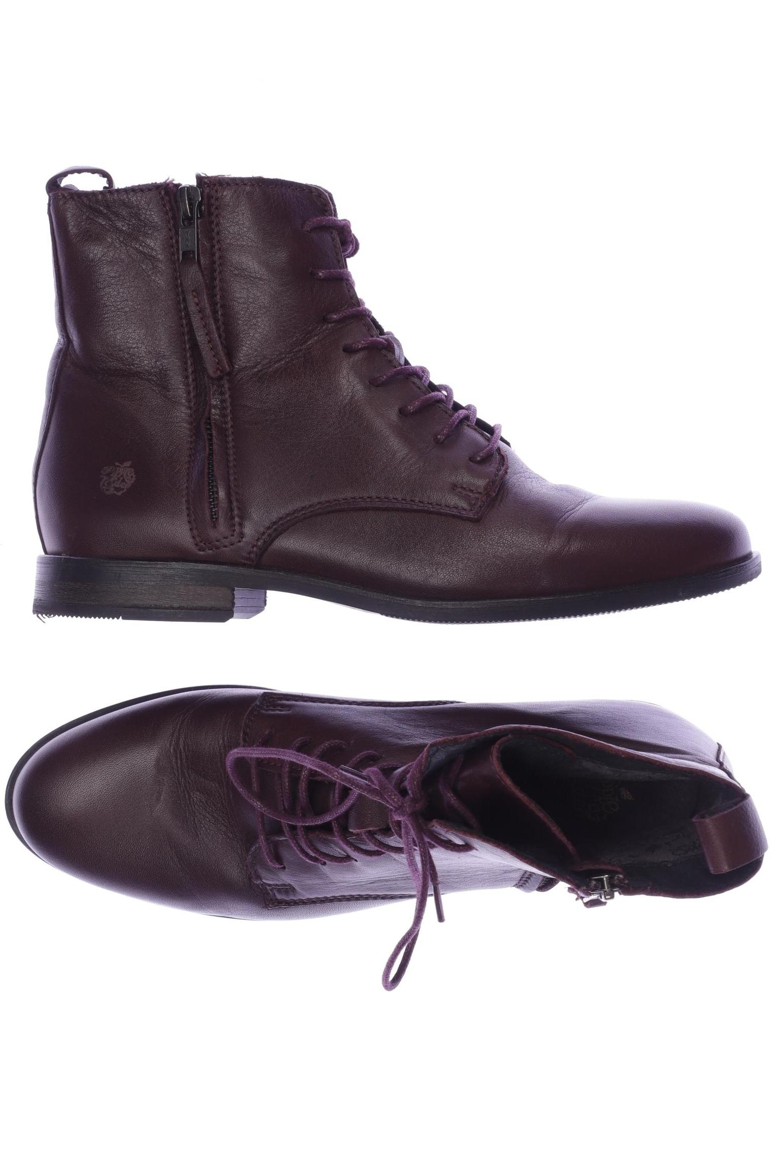 

Apple of Eden Damen Stiefelette, bordeaux, Gr. 40