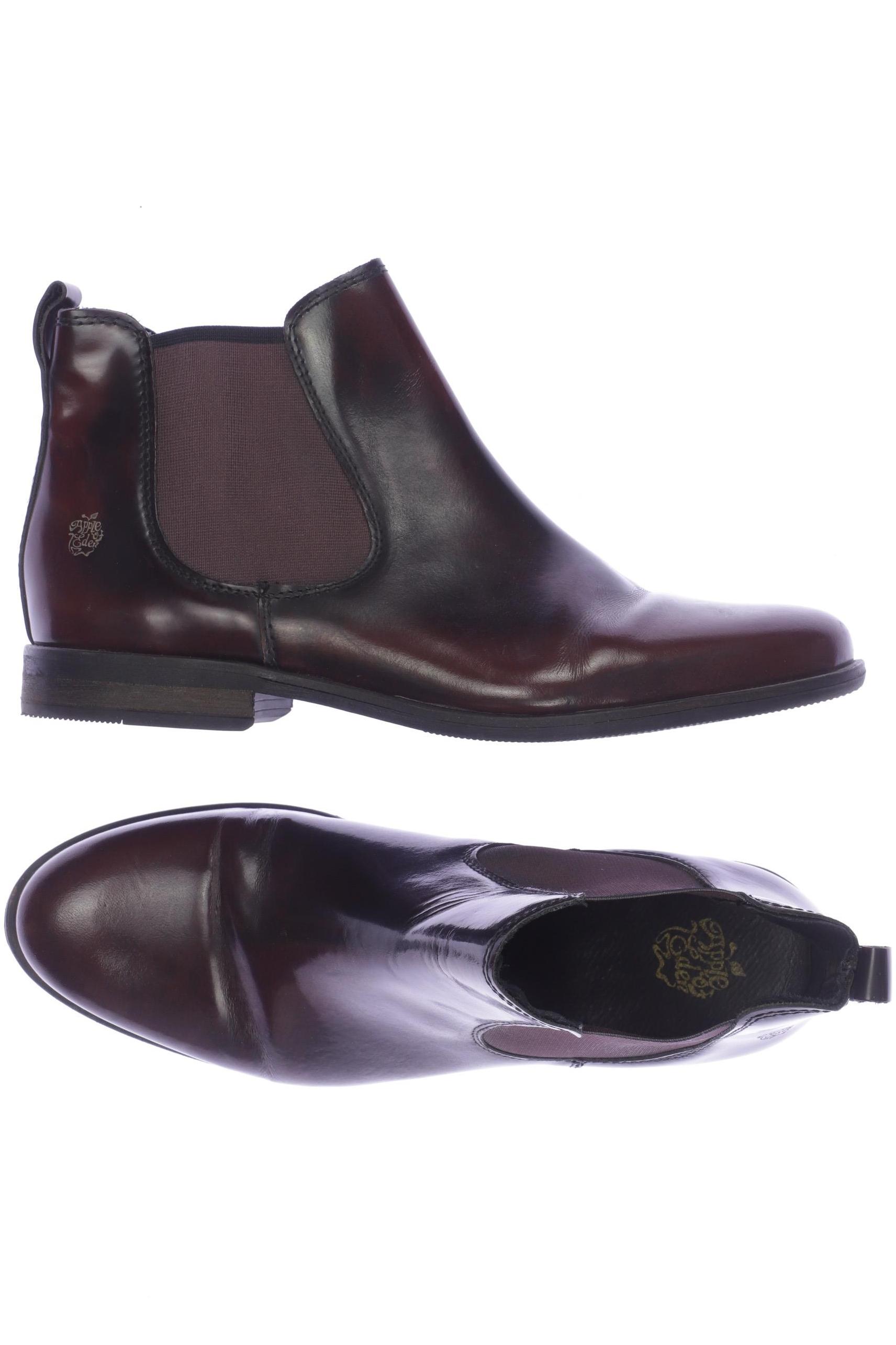 

Apple of Eden Damen Stiefelette, bordeaux, Gr. 40