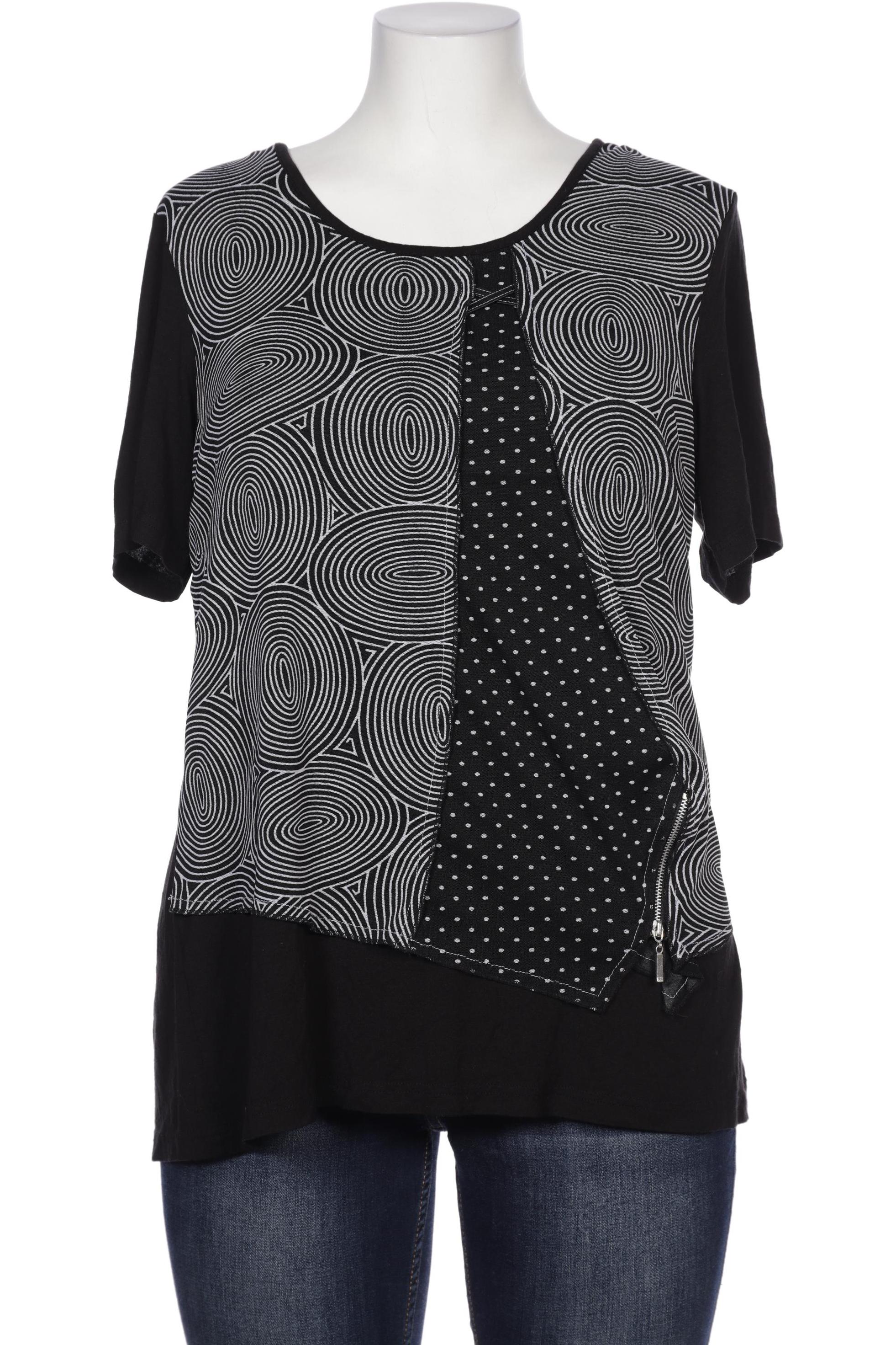 

aprico Damen Bluse, schwarz, Gr. 46