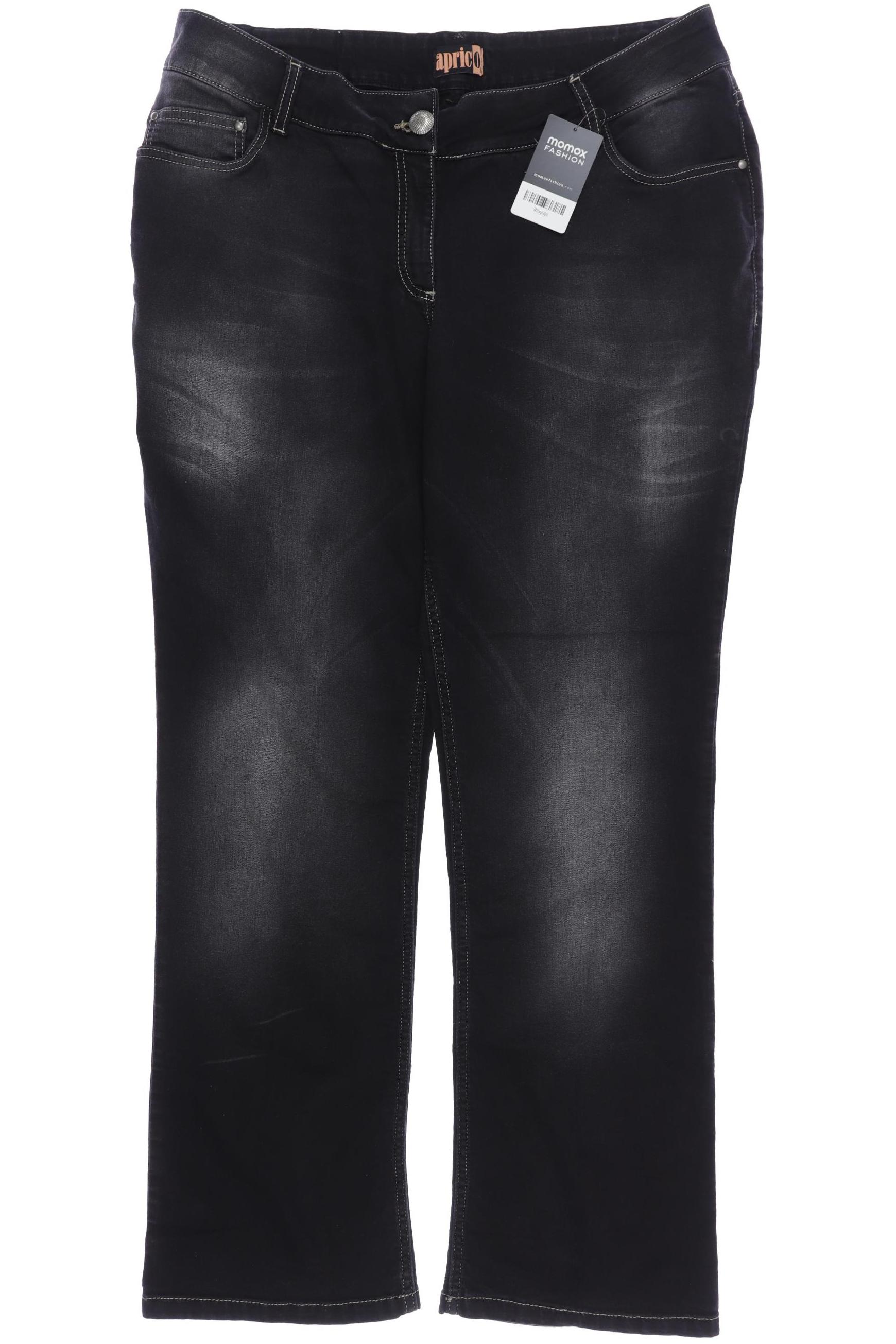 

aprico Damen Jeans, schwarz, Gr. 48