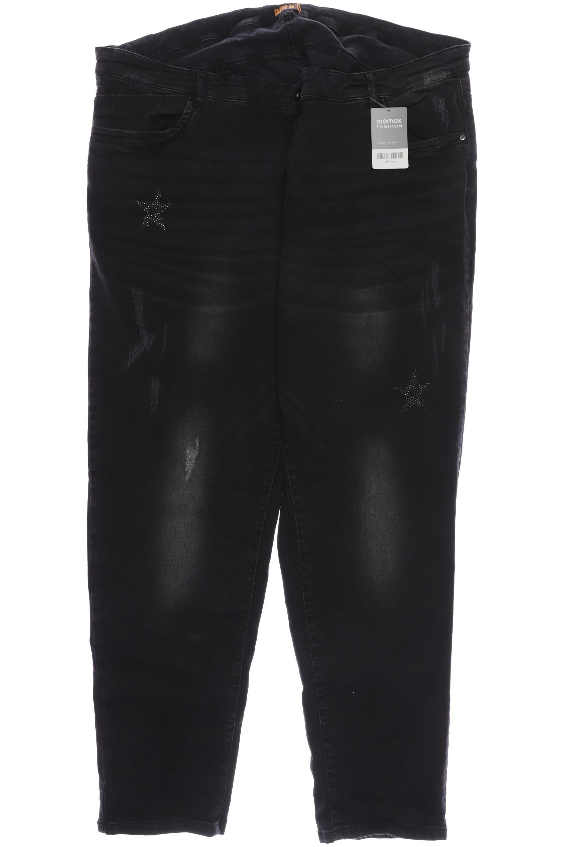 

aprico Damen Jeans, schwarz, Gr. 44