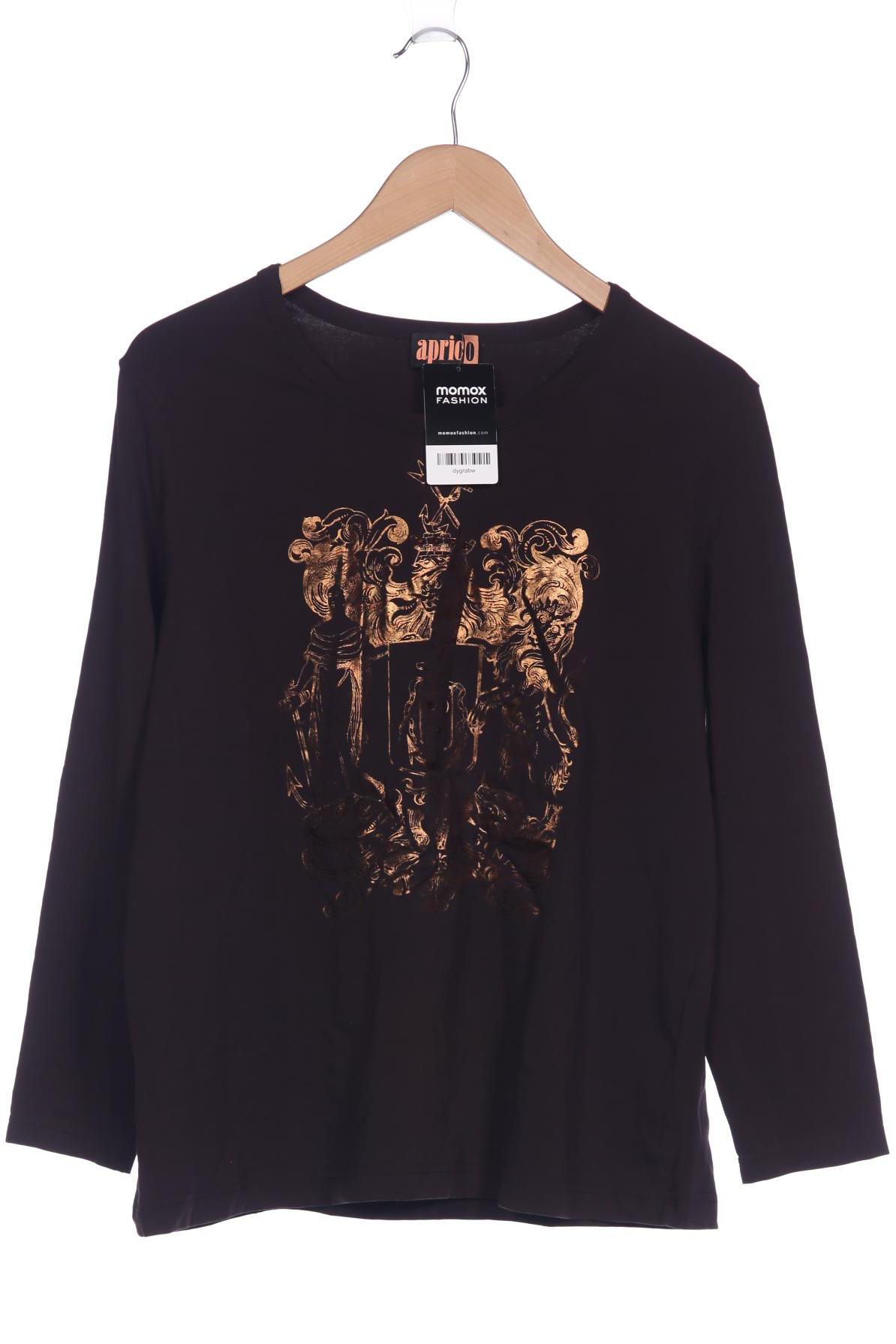 

aprico Damen Langarmshirt, braun, Gr. 46