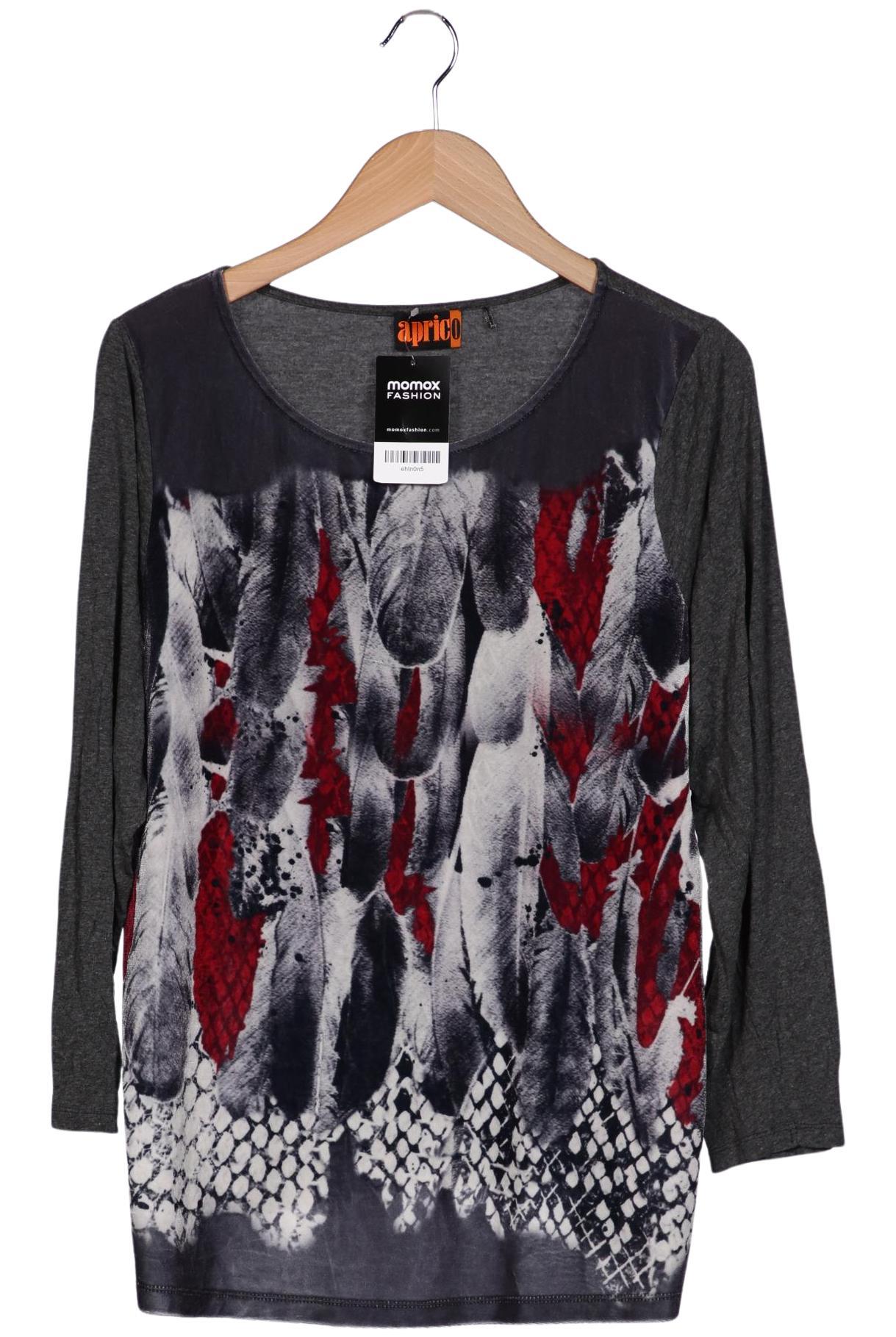 

aprico Damen Langarmshirt, grau, Gr. 42